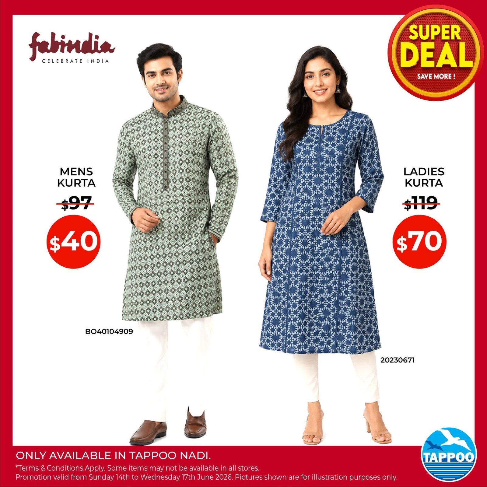 Super Deal - Men's & Ladies Kurta - Page 1