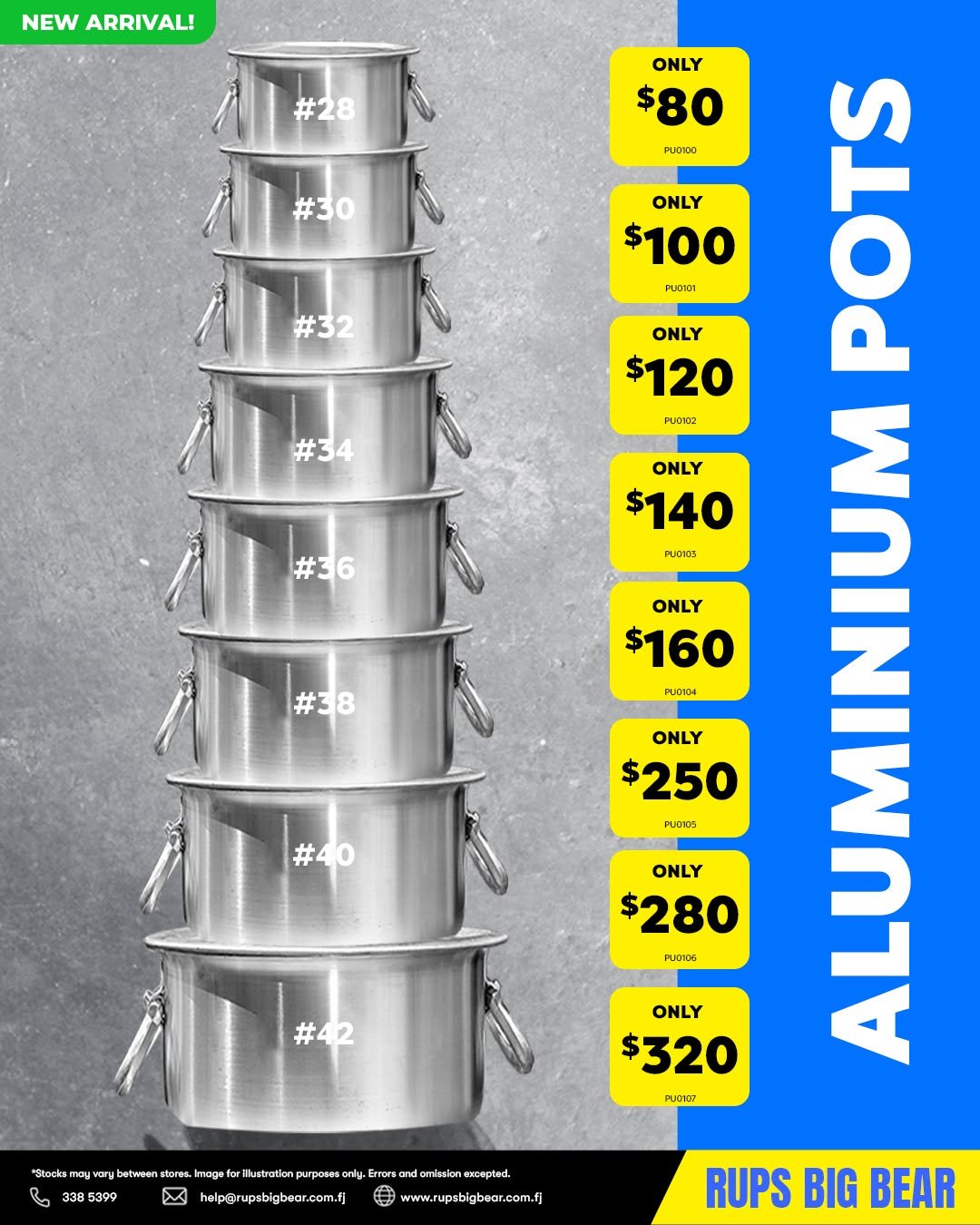 Aluminium Pots – New Arrival - Page 1