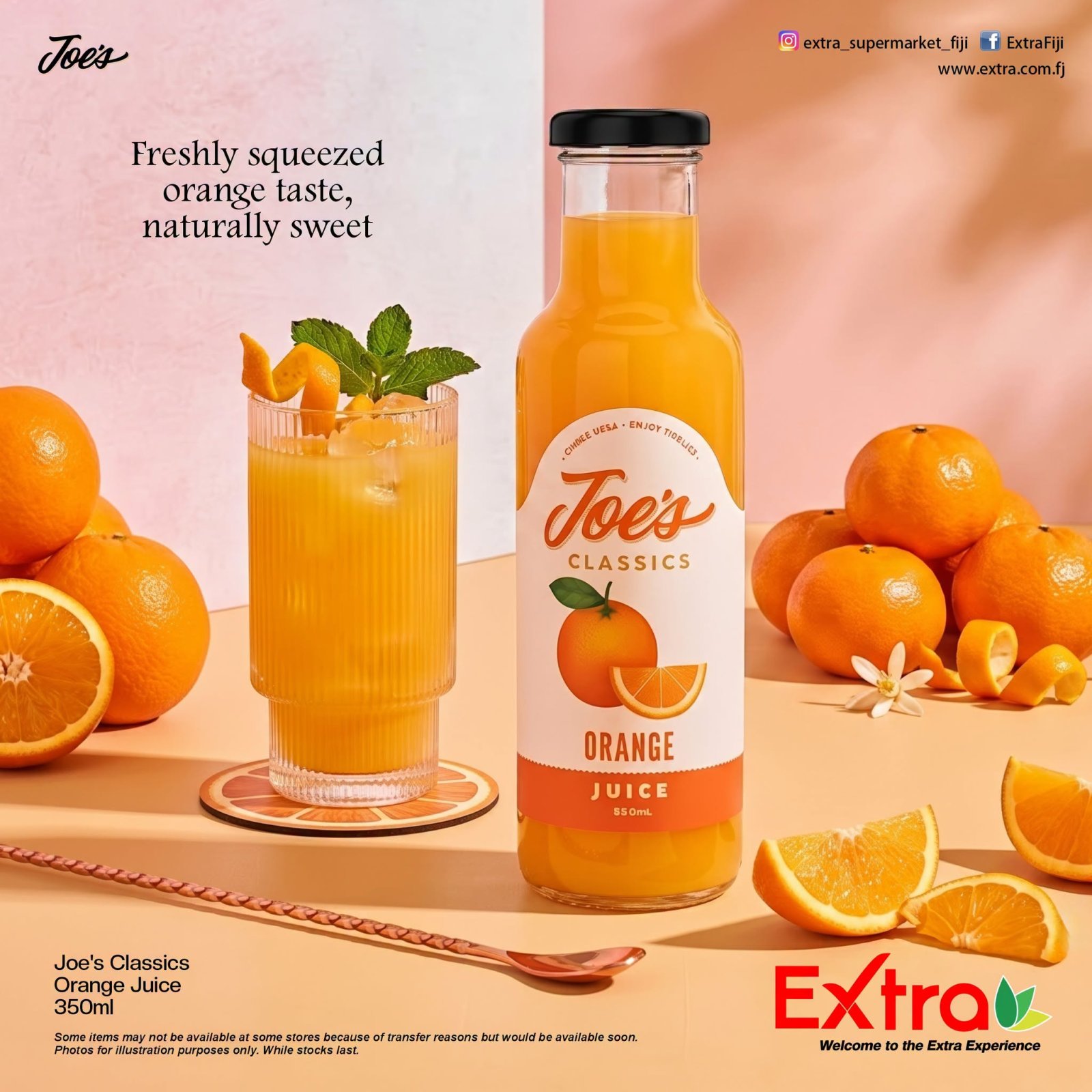 Joe's Classics Orange Juice 350ml