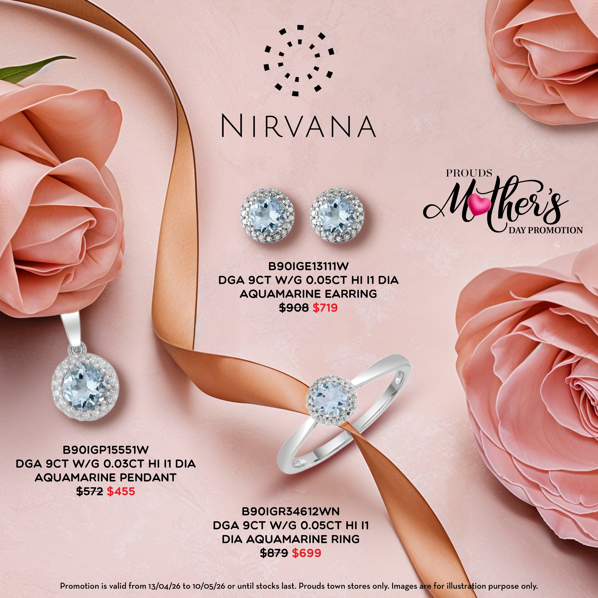Nirvana Aquamarine Jewellery - Mother's Day Promotion - Page 1