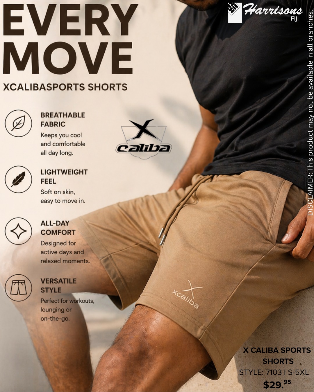 X Caliba Sports Shorts