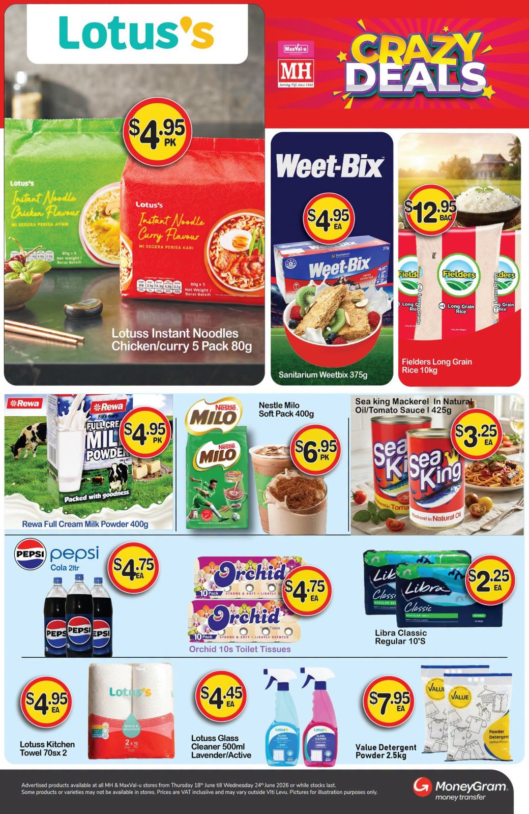 MH Crazy Deals - Multi-Product Weekly Specials - Page 1