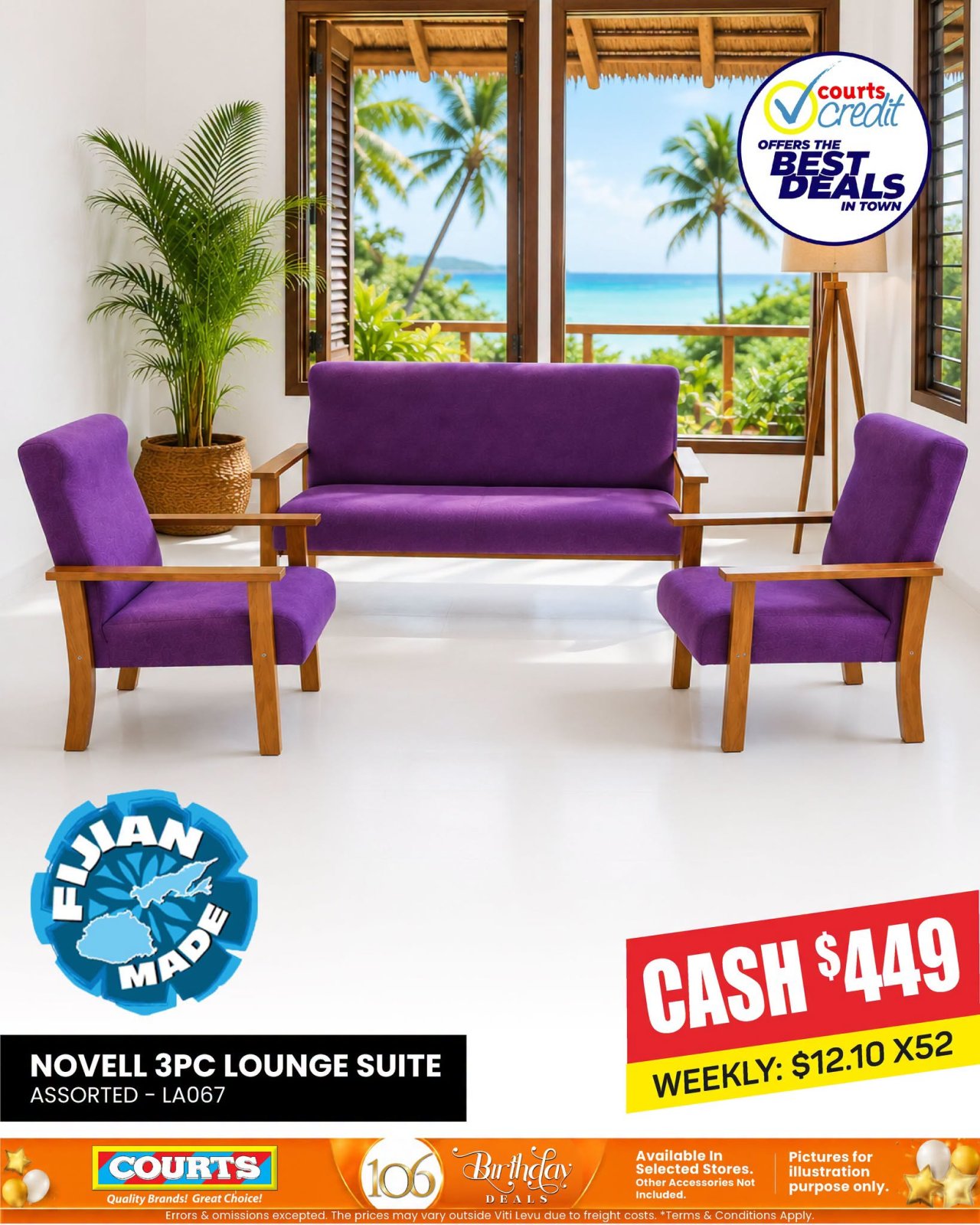 Novell 3PC Lounge Suite
