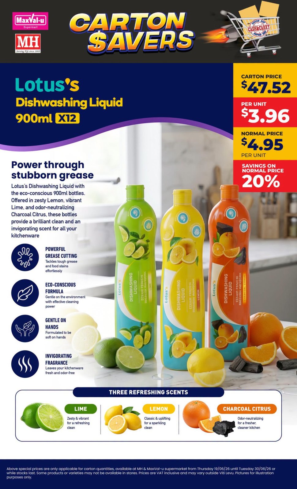 Lotus's Dishwashing Liquid 900ml x12 — Carton Savers