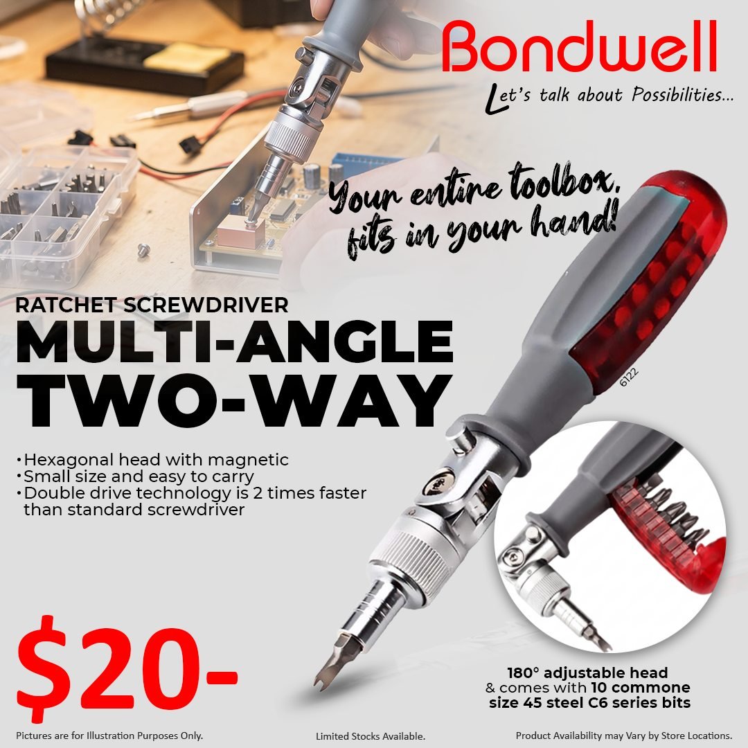 Ratchet Screwdriver Multi-Angle Two-Way