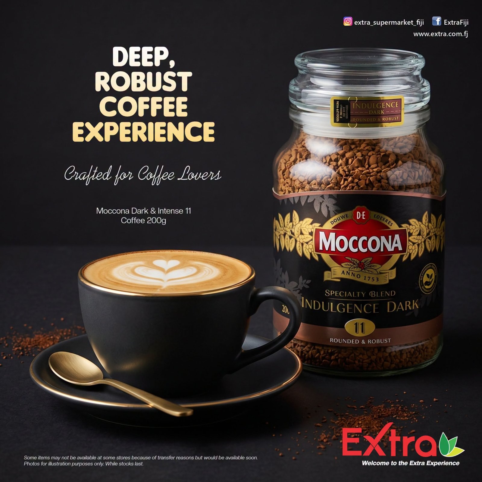 Moccona Dark & Intense 11 Coffee 200g