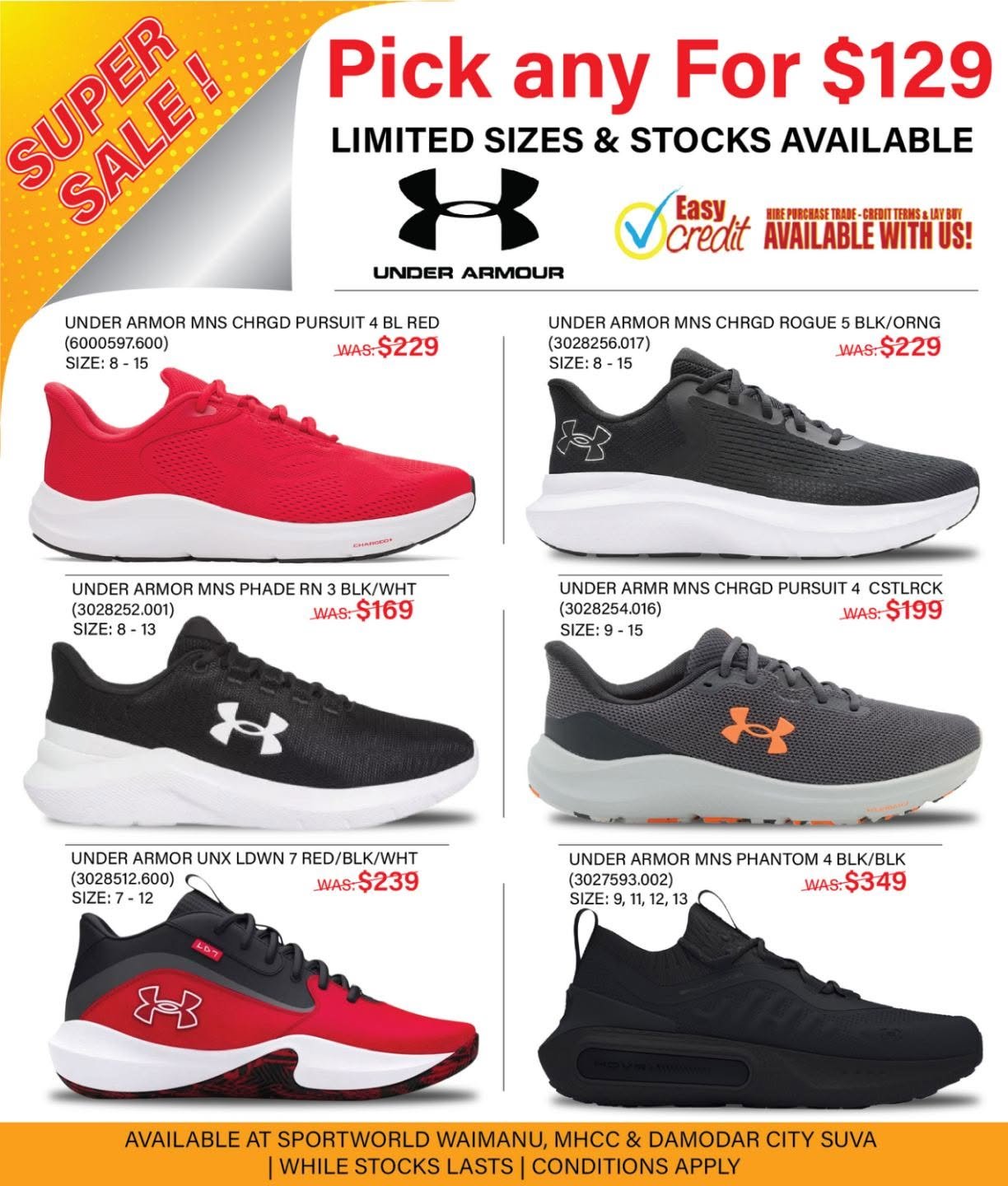 Under Armour Super Sale – Pick any For $129 - Page 1