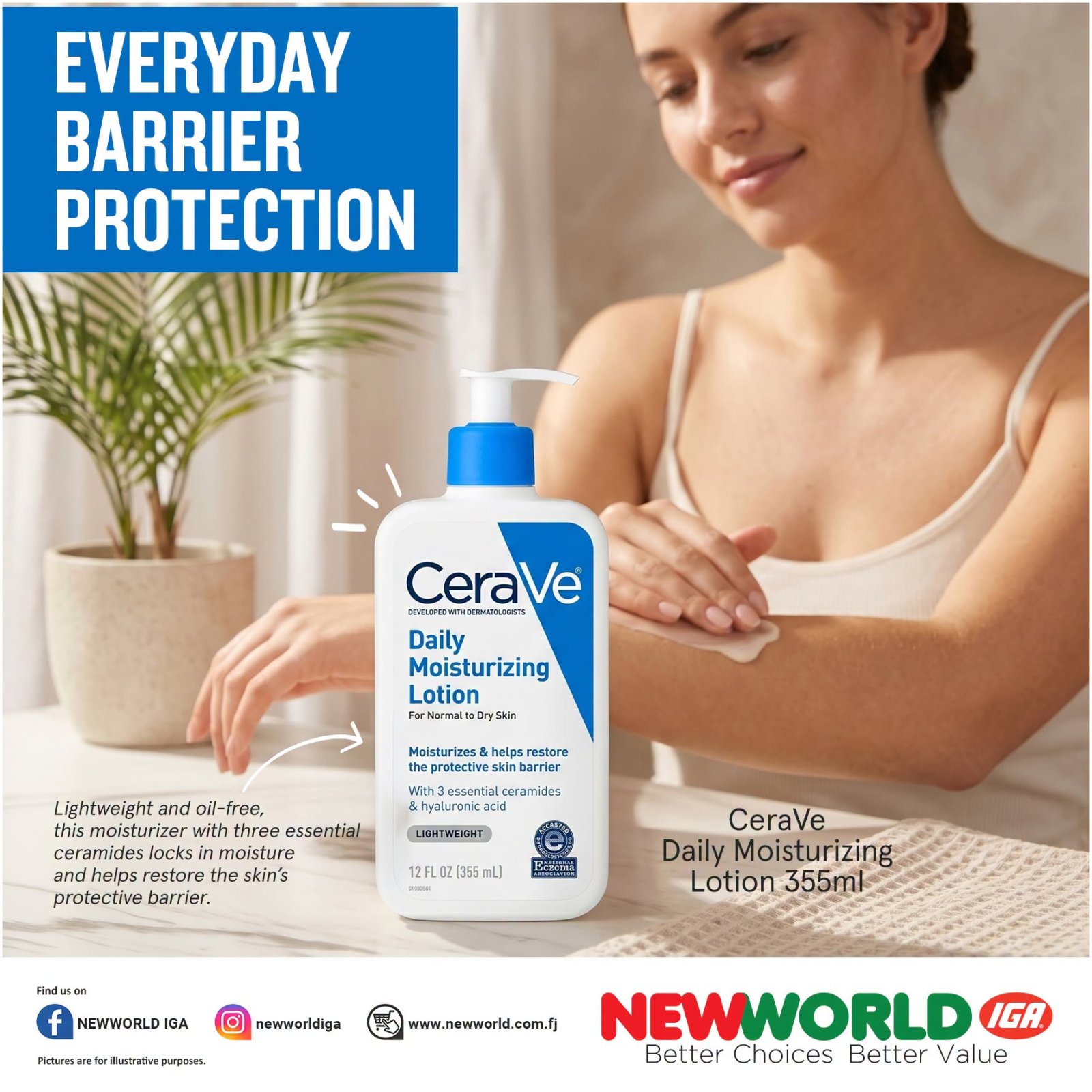 CeraVe Daily Moisturizing Lotion 355ml