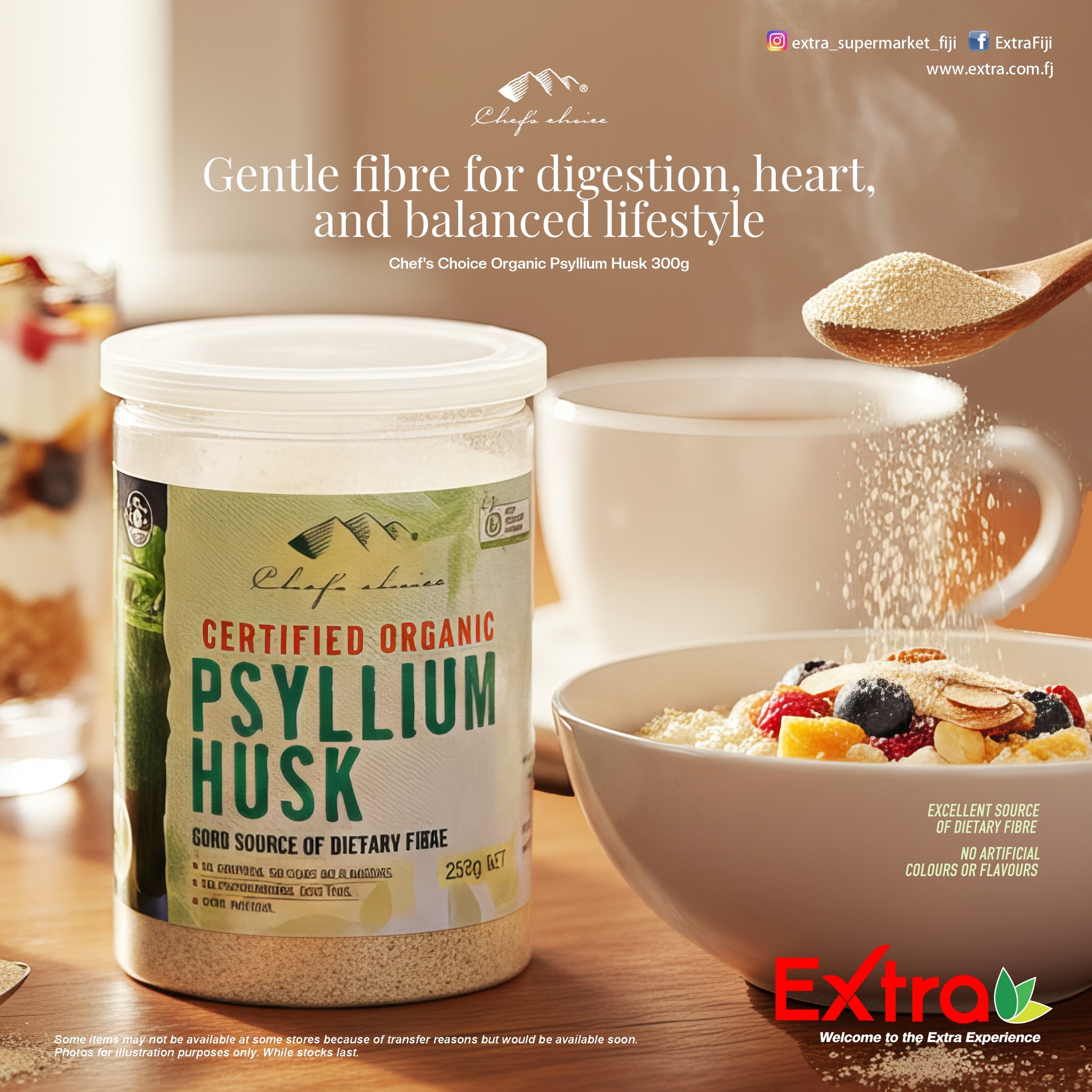 Chef's Choice Organic Psyllium Husk 300g