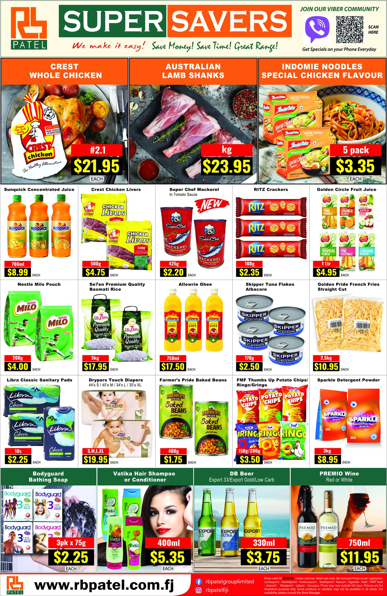 RB Patel Super Savers Weekly Specials - Page 1