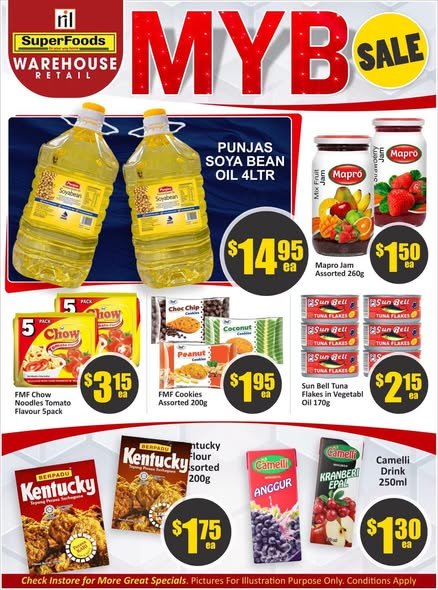 Superfoods MYB Sale - Multi-Product Warehouse Specials - Page 1
