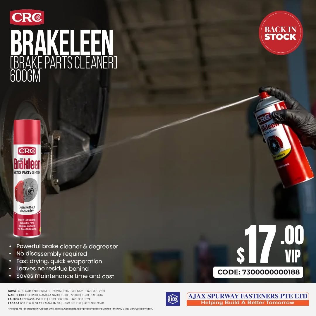 CRC Brakeleen Brake Parts Cleaner 600gm