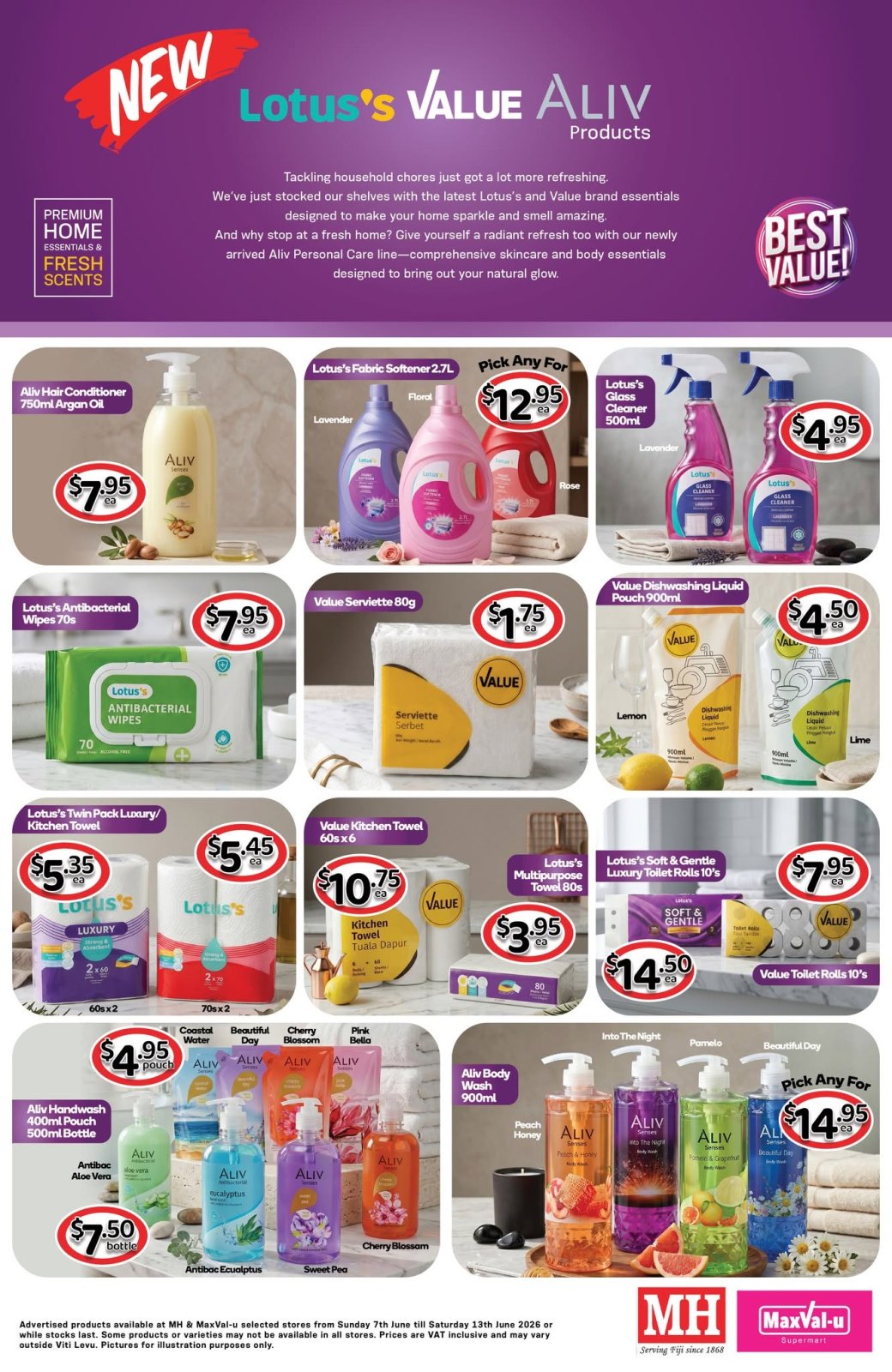 NEW Lotus's VALUE ALIV Products - Page 1