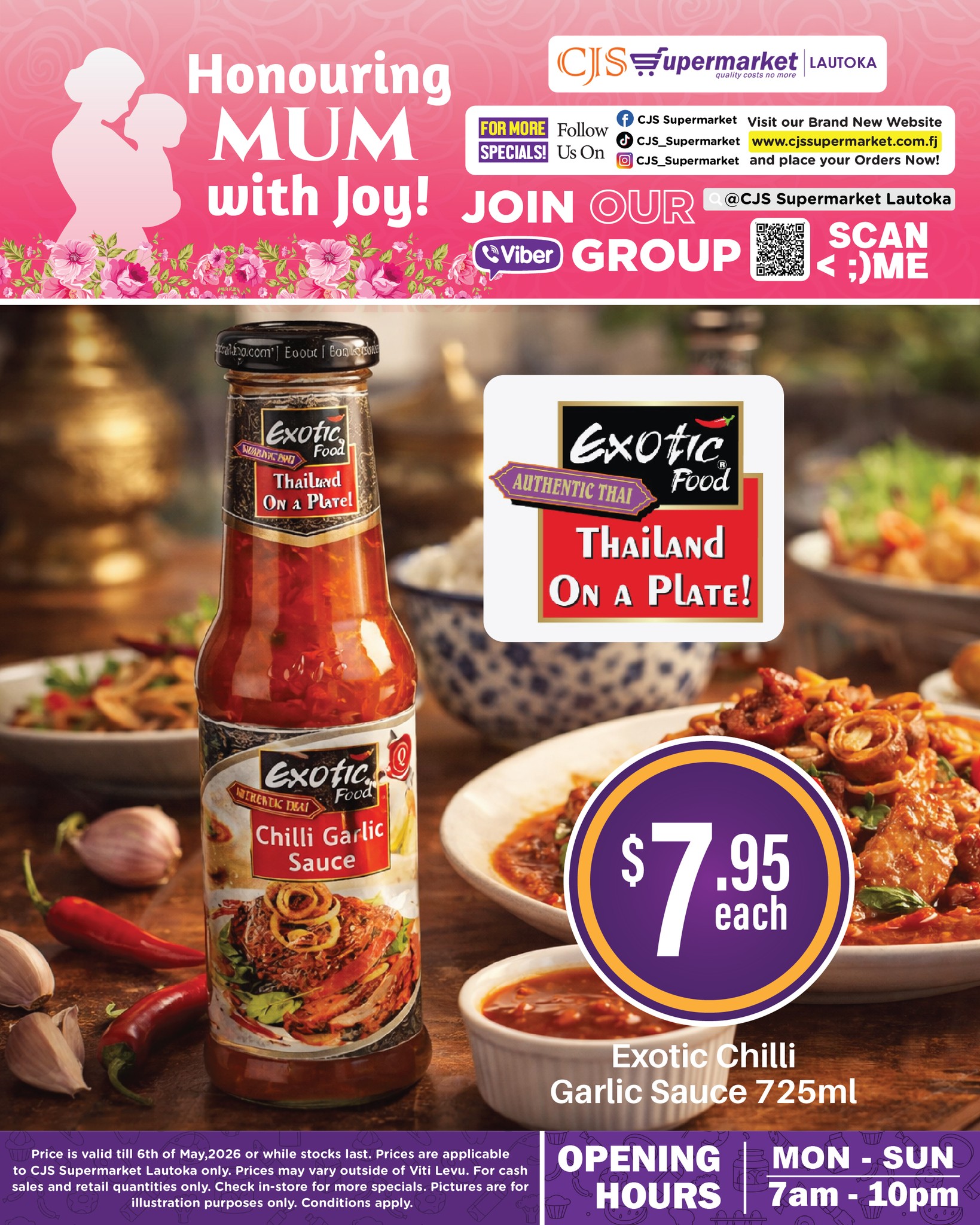 Exotic Chilli Garlic Sauce 725ml