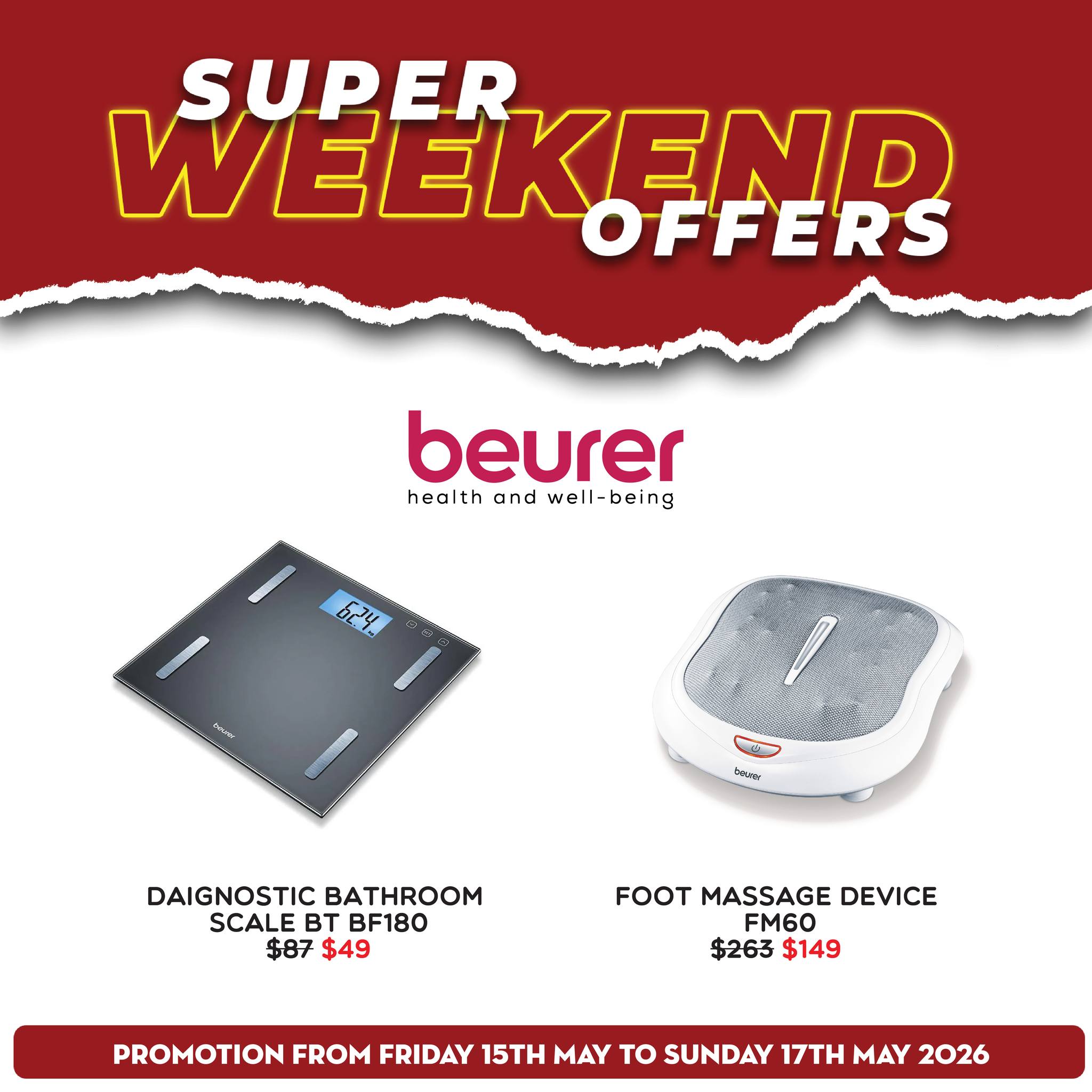 Super Weekend Offers - Beurer Health Devices - Page 1