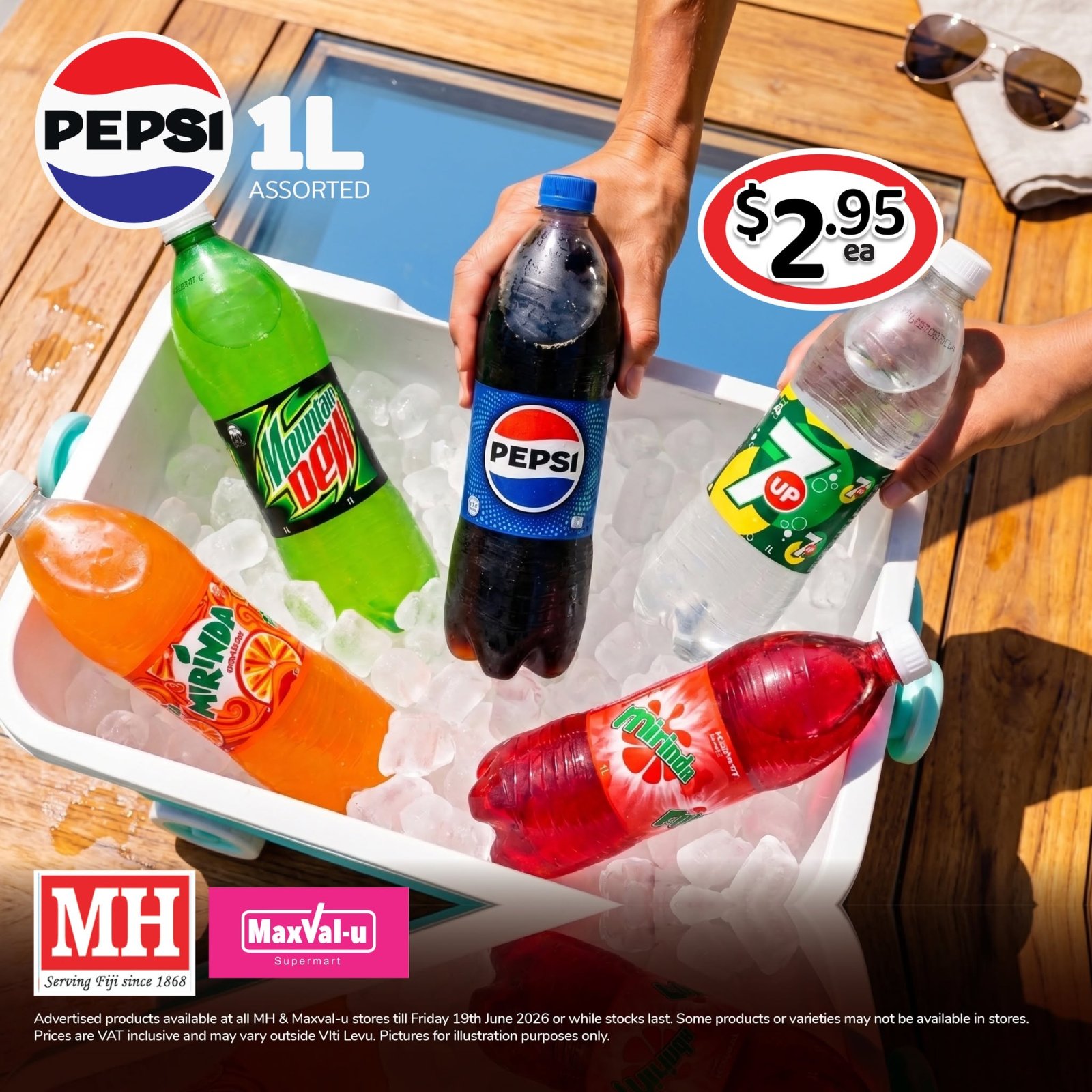 Pepsi 1L Assorted - $2.95 Each - Page 1
