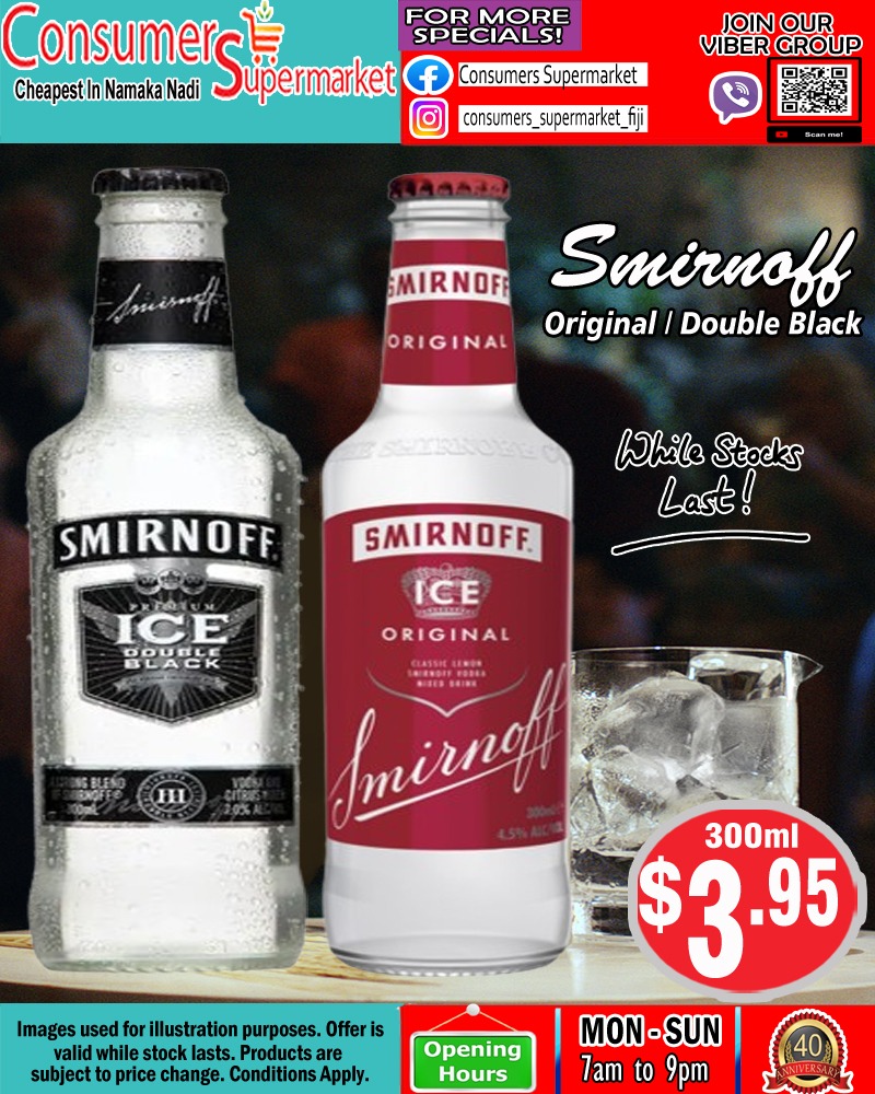 Smirnoff Ice Original / Double Black 300ml