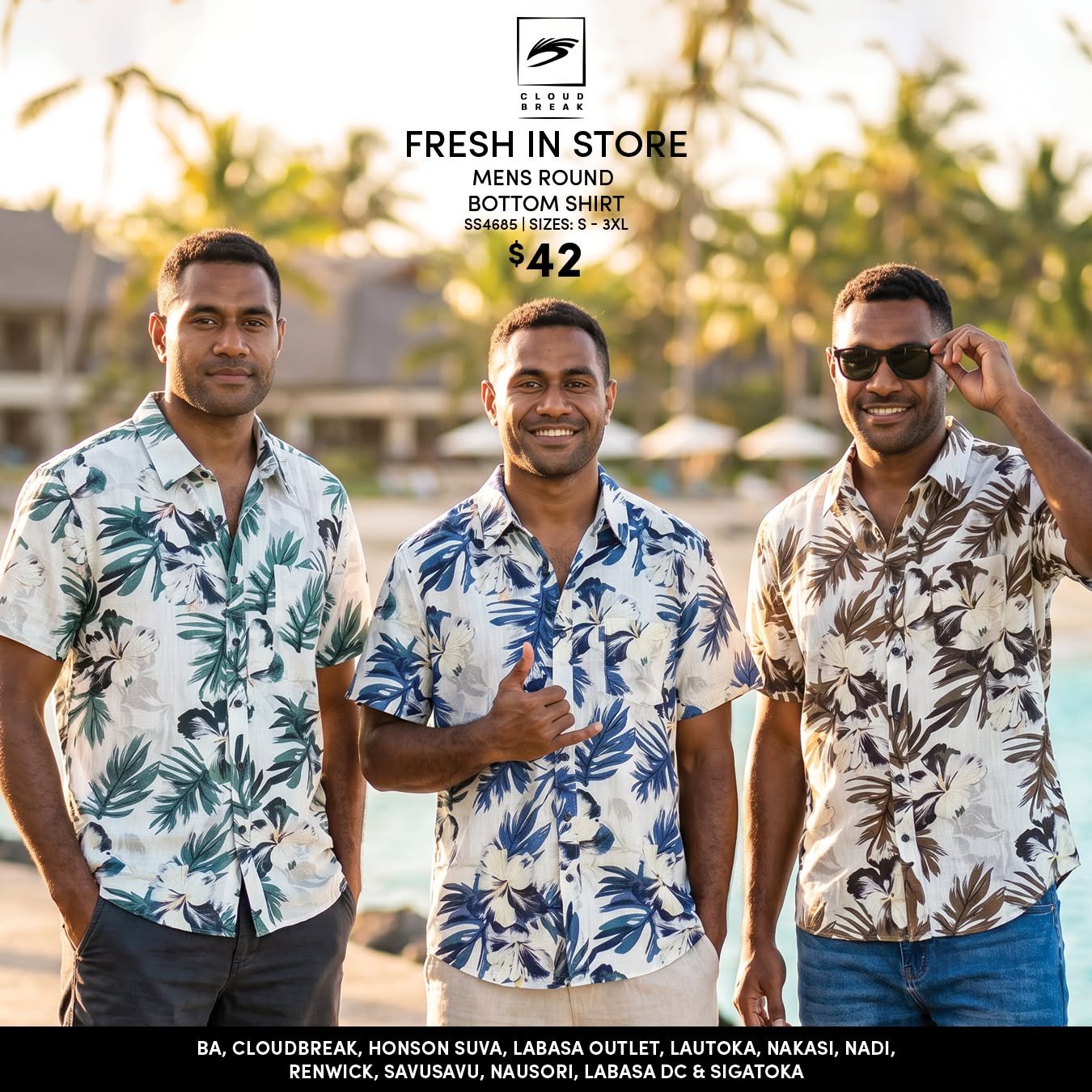 Mens Round Bottom Shirt