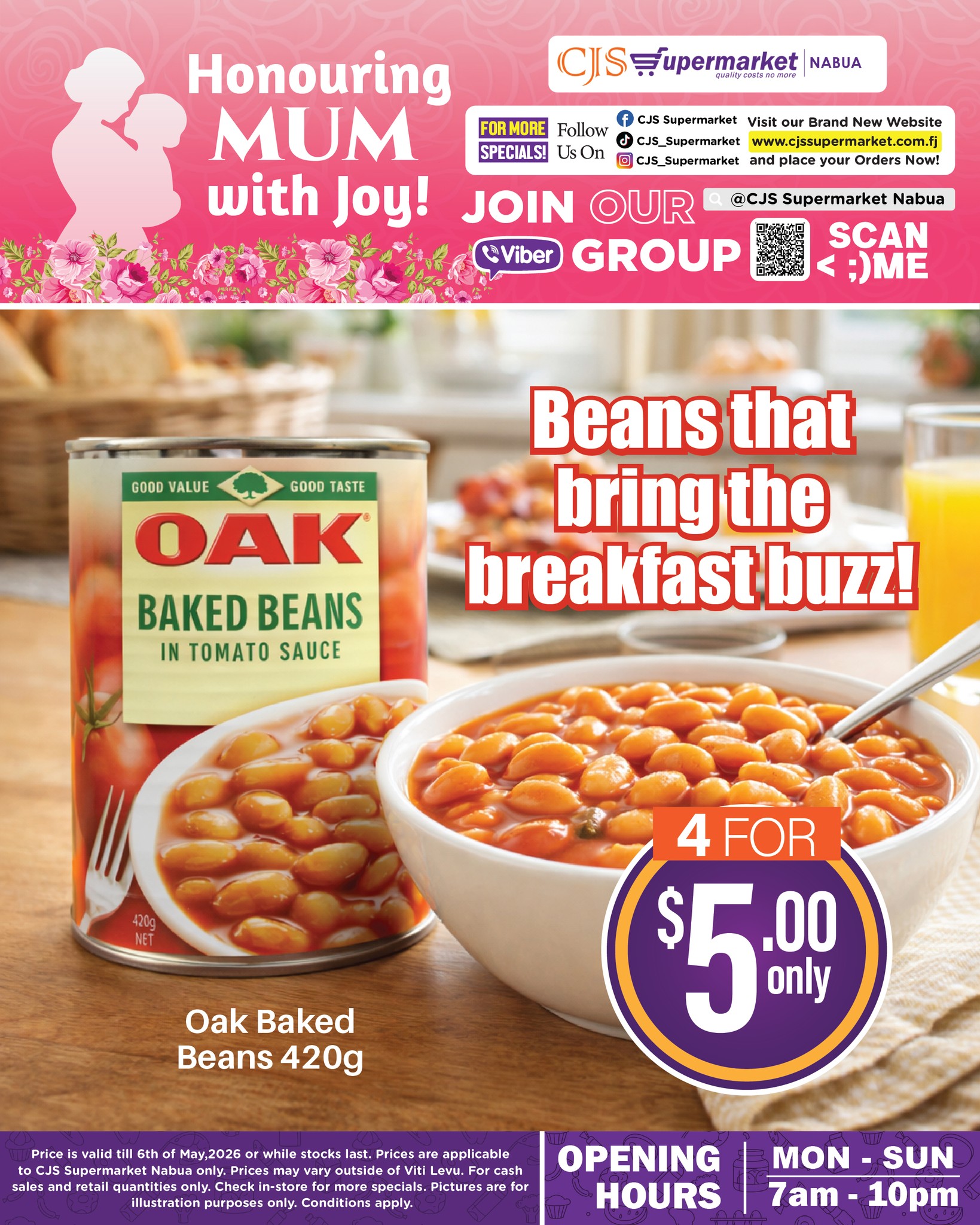 Oak Baked Beans 420g