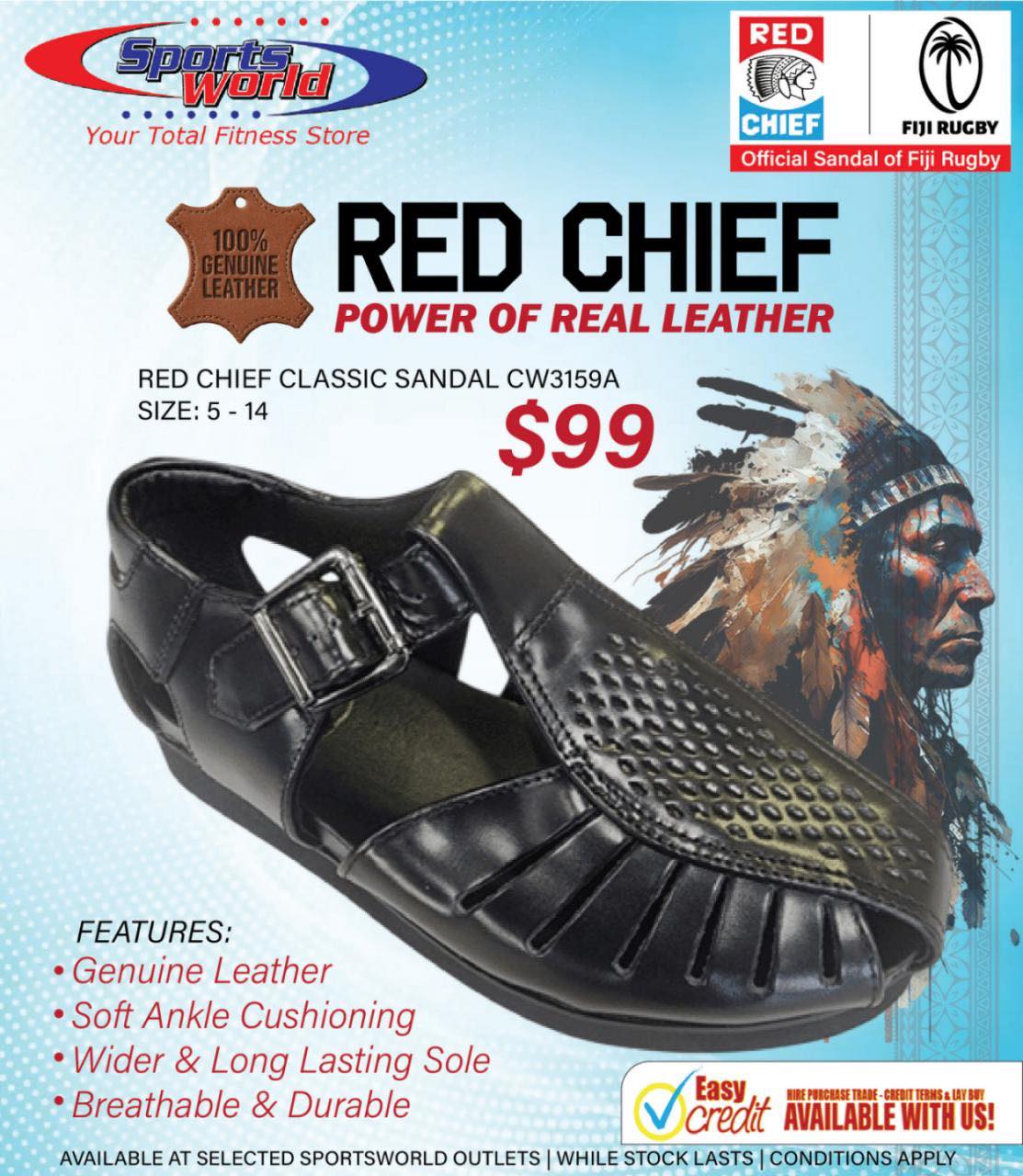 Red Chief Classic Sandal CW3159A