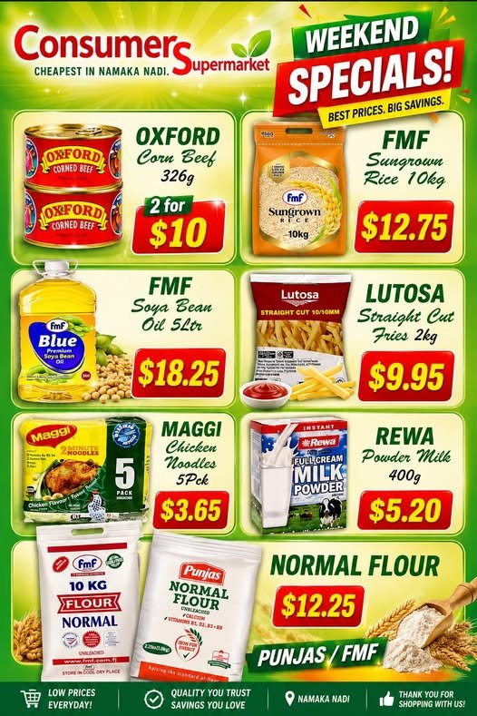 Weekend Specials - Best Prices, Big Savings
