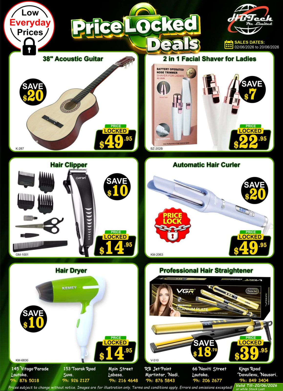 Price Locked Deals - Low Everyday Prices
