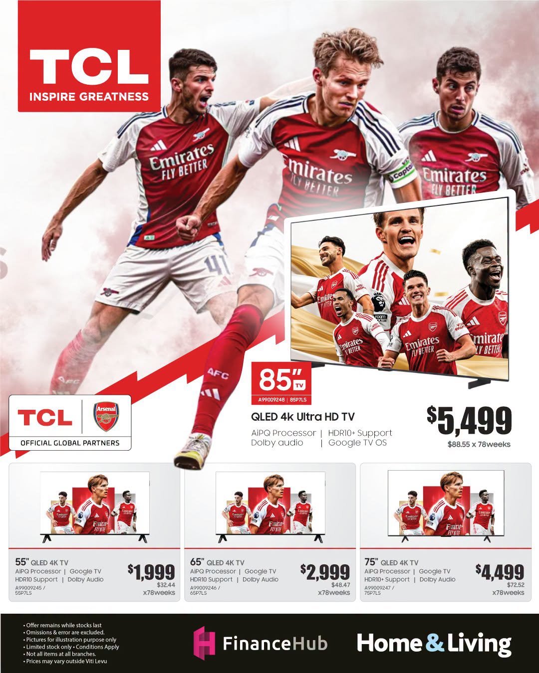 TCL QLED 4K Ultra HD TV Range - Page 1