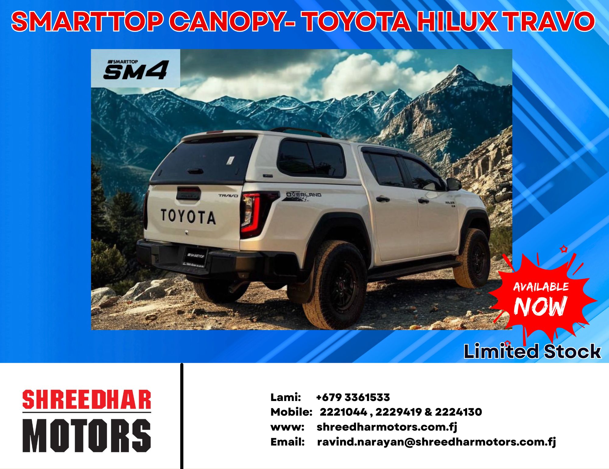 SmartTop Canopy – Toyota Hilux Travo