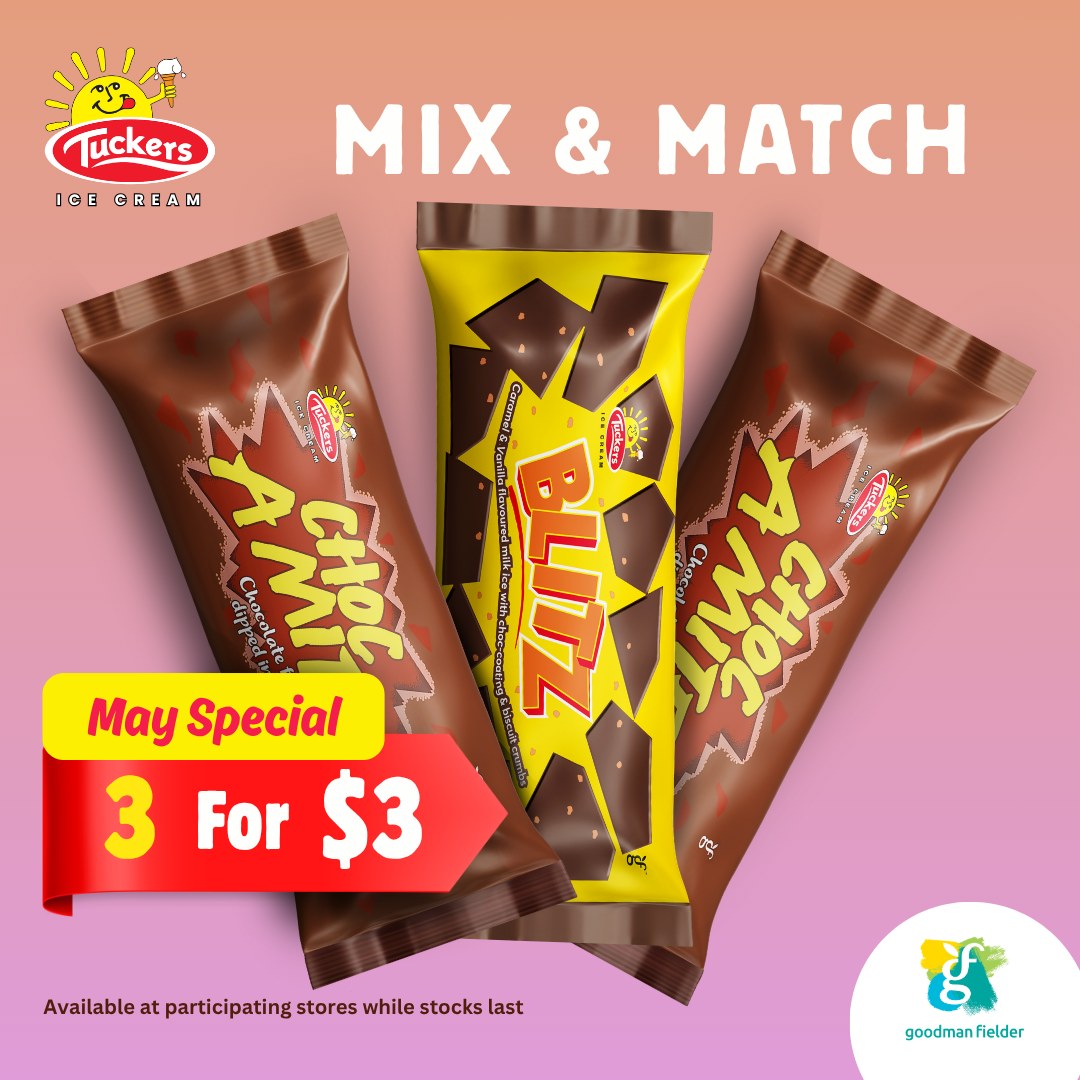 Mix & Match 3 for $3 — Tuckers Ice Cream