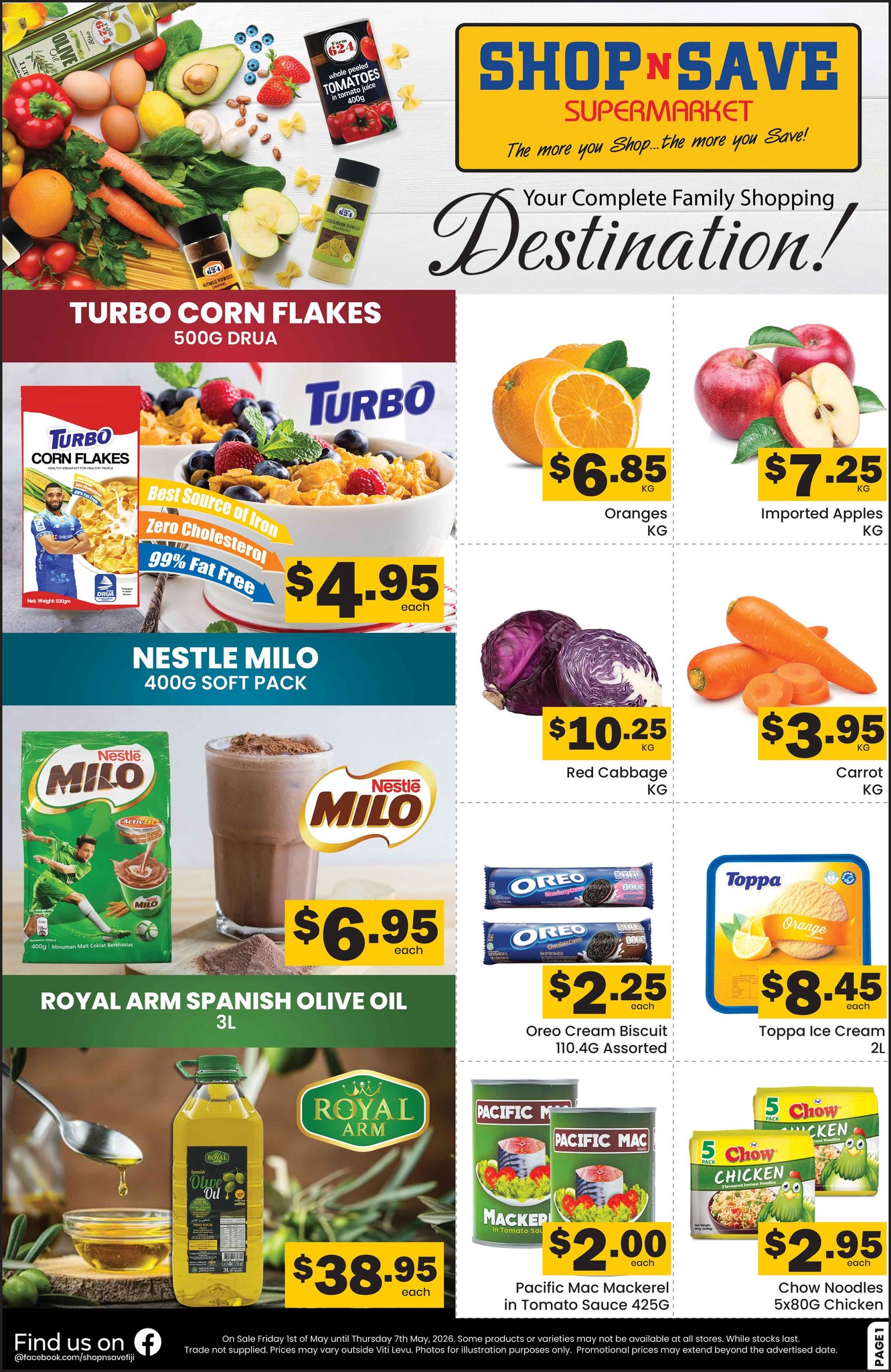 Shop N Save Weekly Supermarket Specials - Page 1