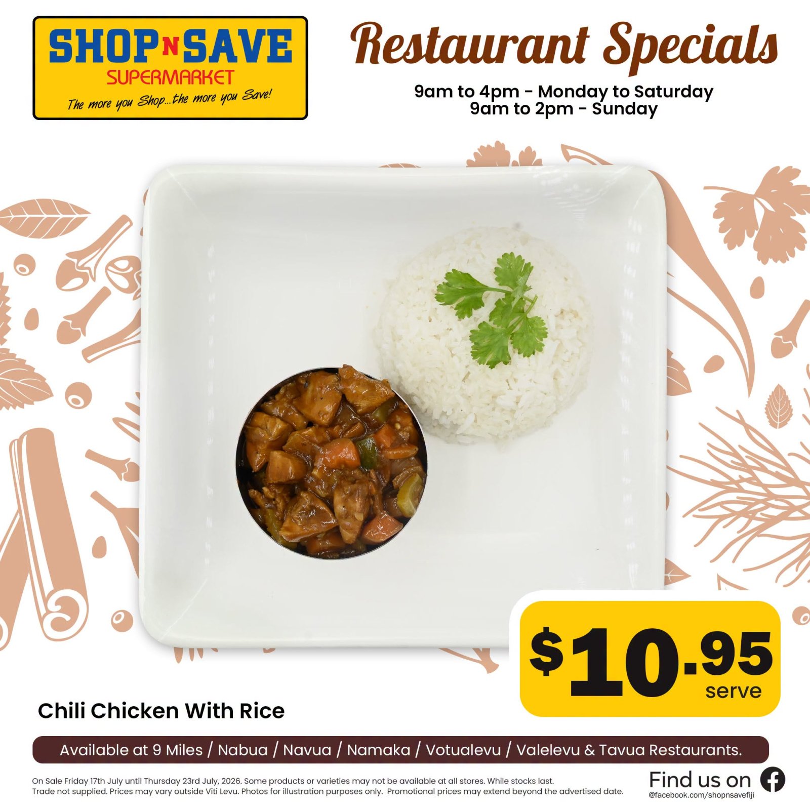 Chili Chicken With Rice
