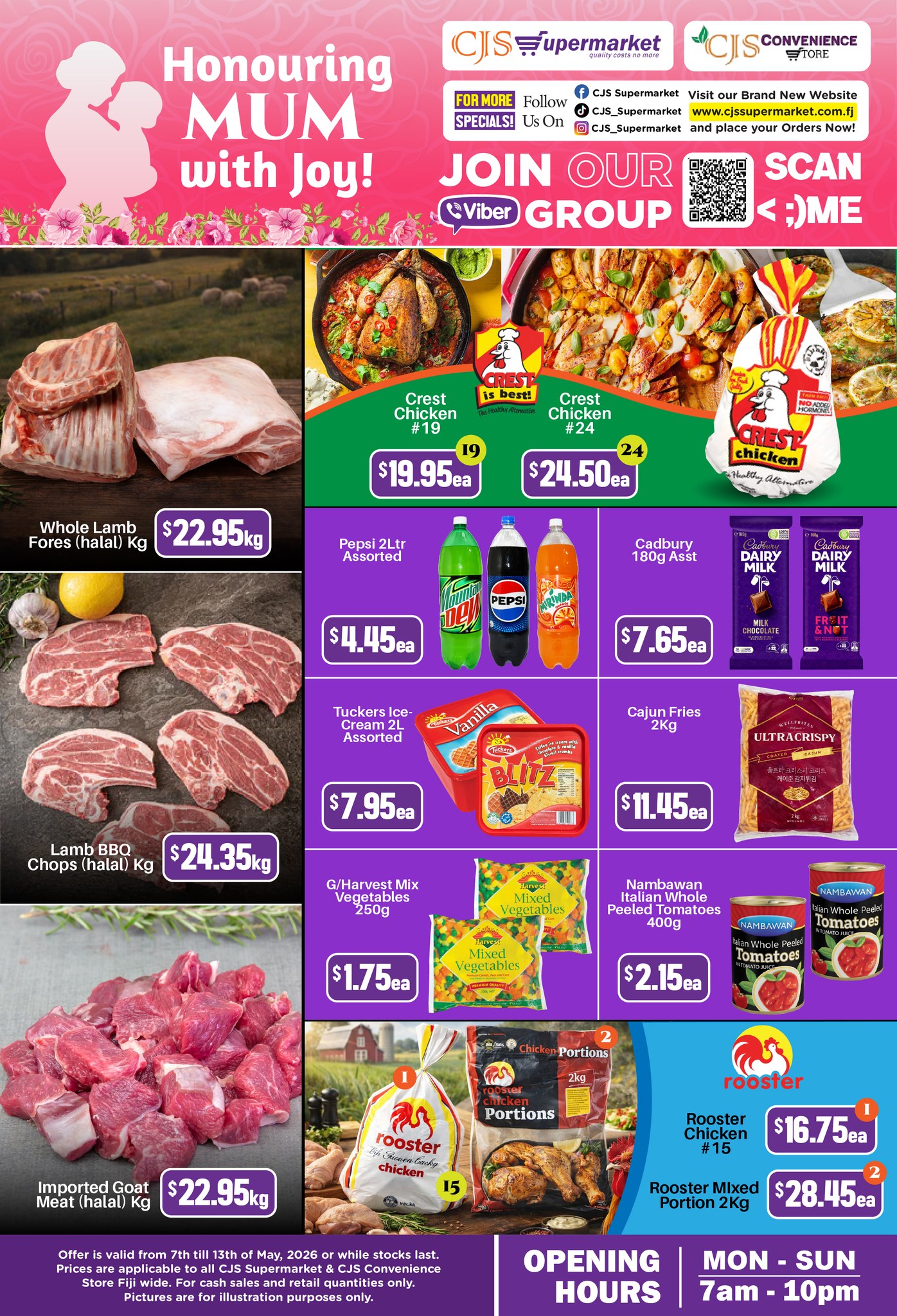 Honouring MUM with Joy! Mother's Day Specials - Page 1