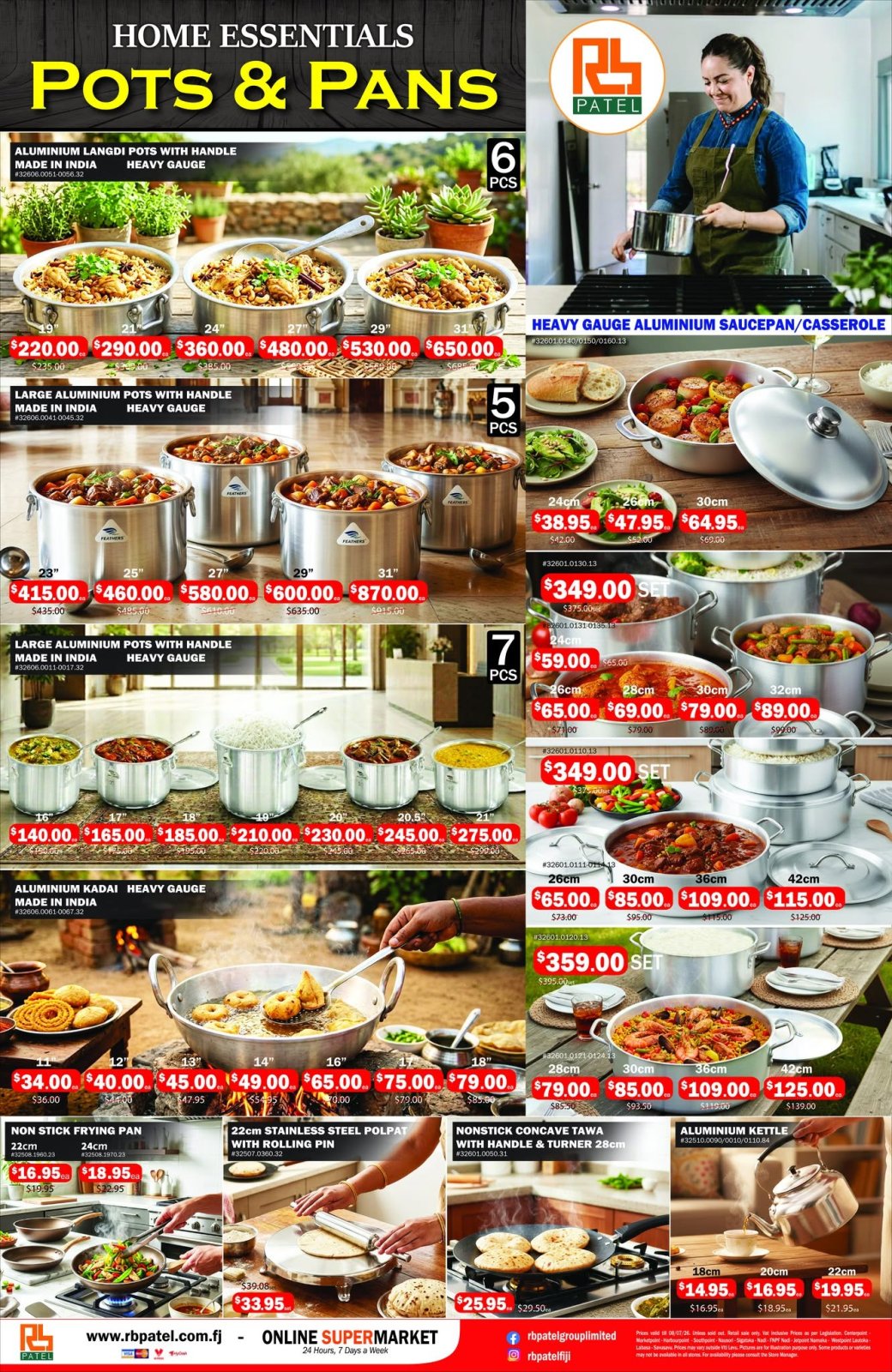 Home Essentials - Pots & Pans - Page 1