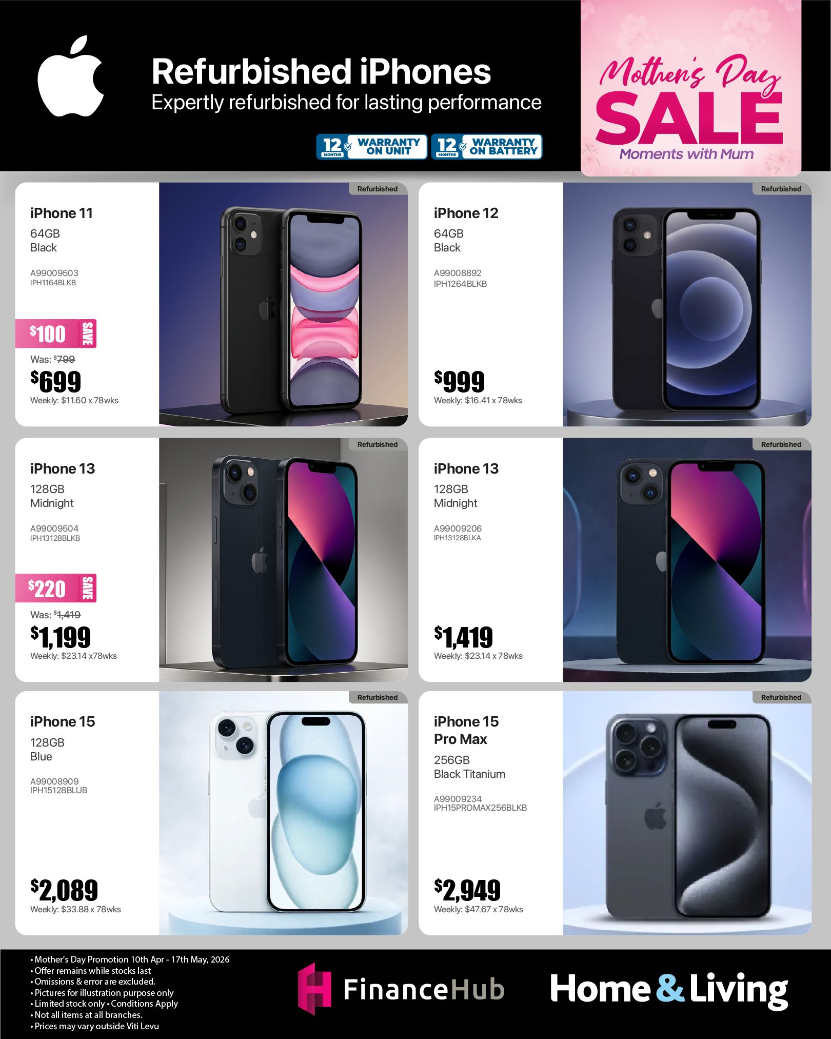 Refurbished iPhones Mother's Day Sale - Page 1