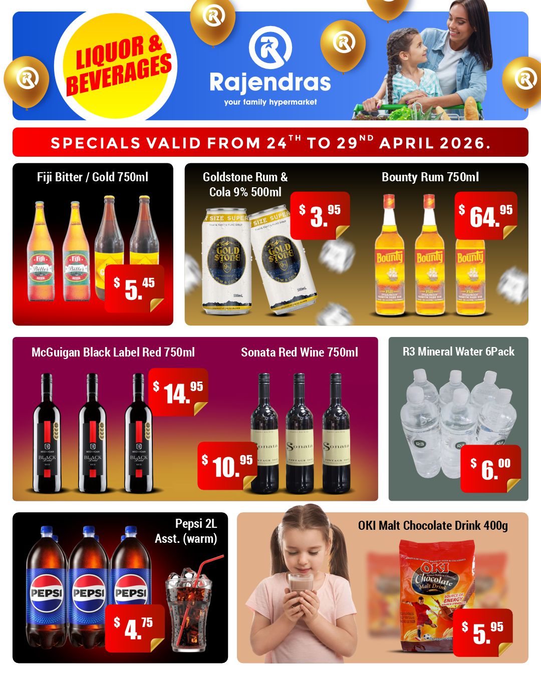 Rajendras Liquor & Beverages Specials - Page 1
