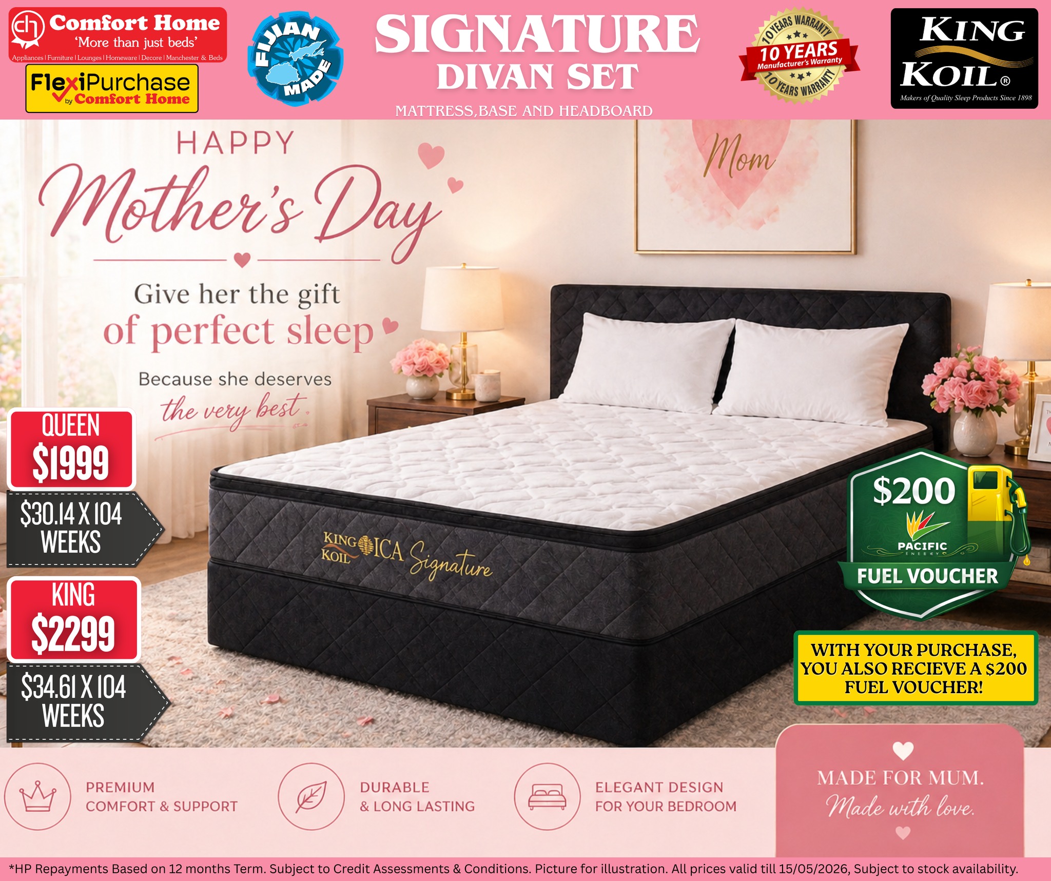 King Koil Signature Divan Set – Mother's Day