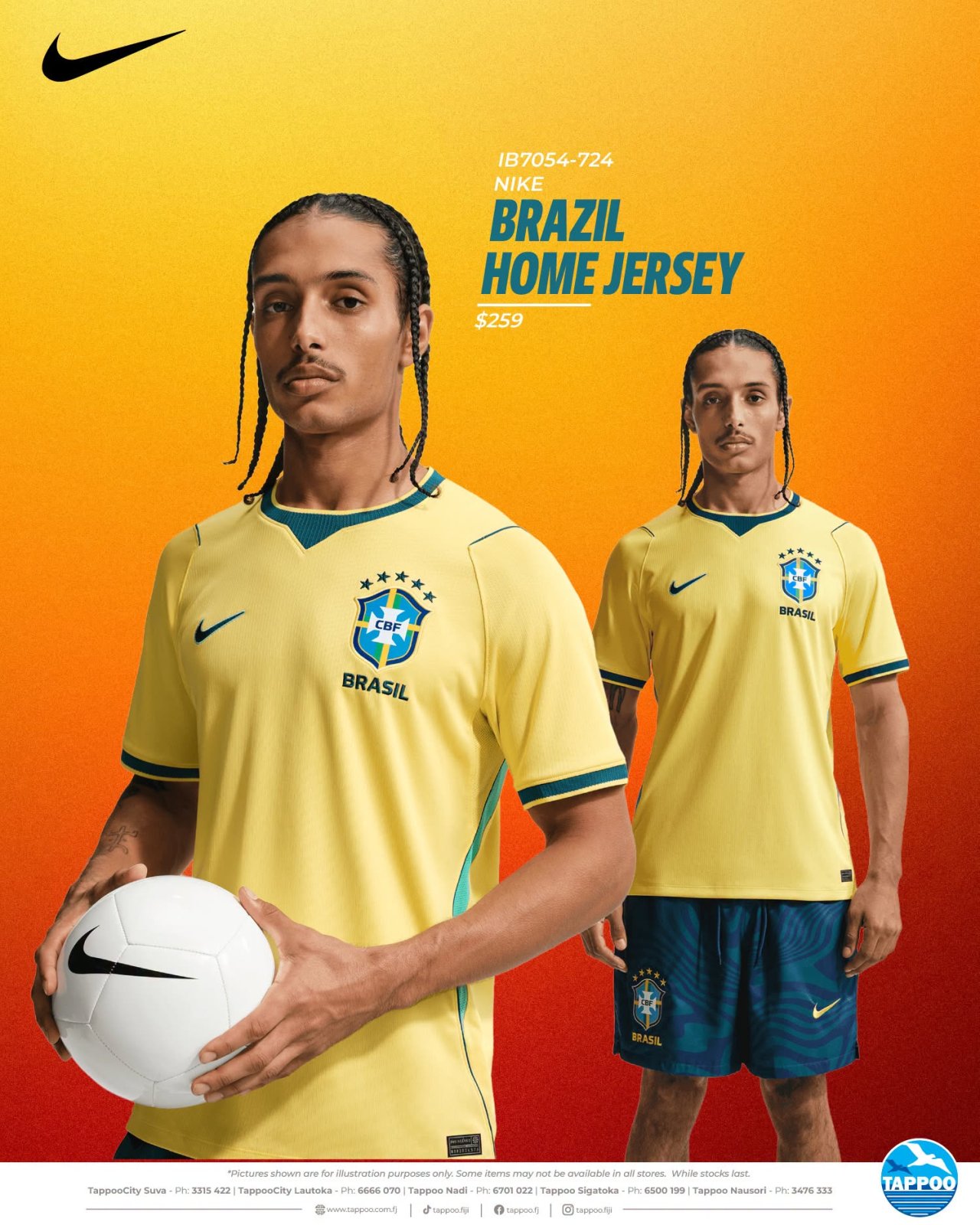 Nike Brazil Home Jersey