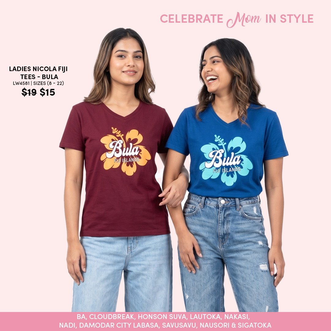 Ladies Nicola Fiji Tees - Bula