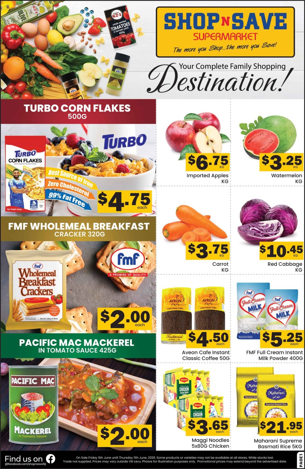 Shop N Save Weekly Supermarket Specials