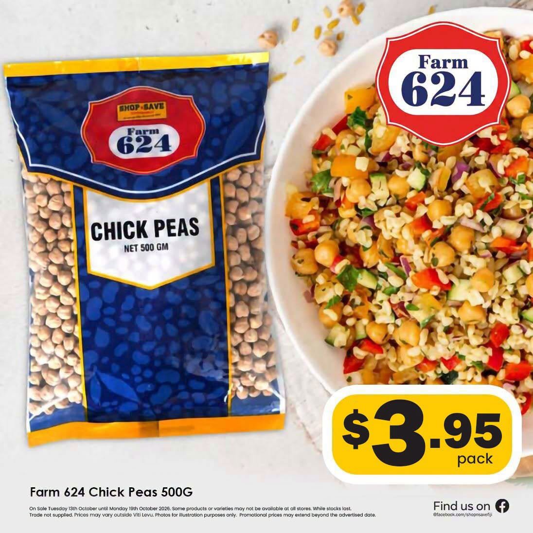 Farm 624 Chick Peas 500G