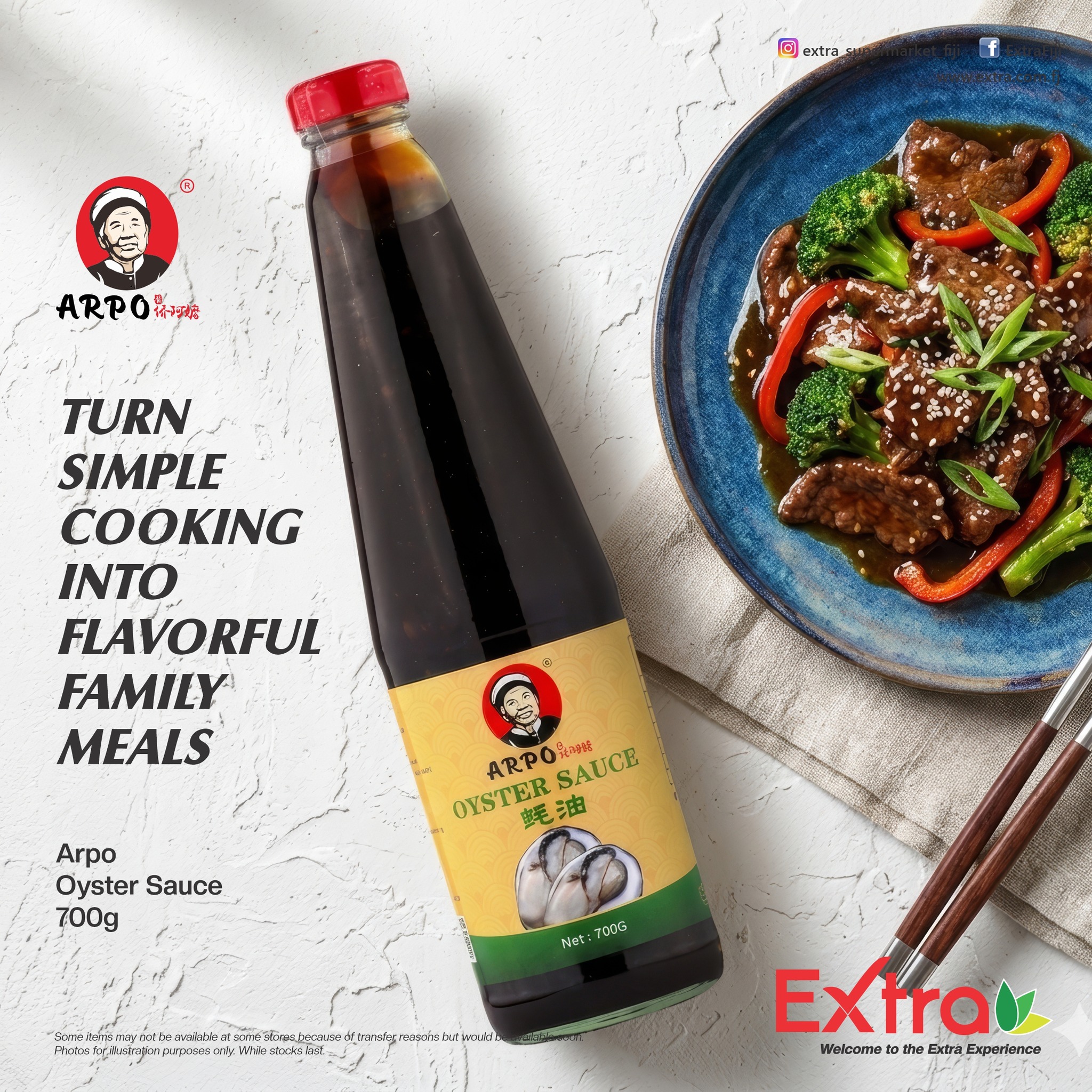 Arpo Oyster Sauce 700g - $4.95each