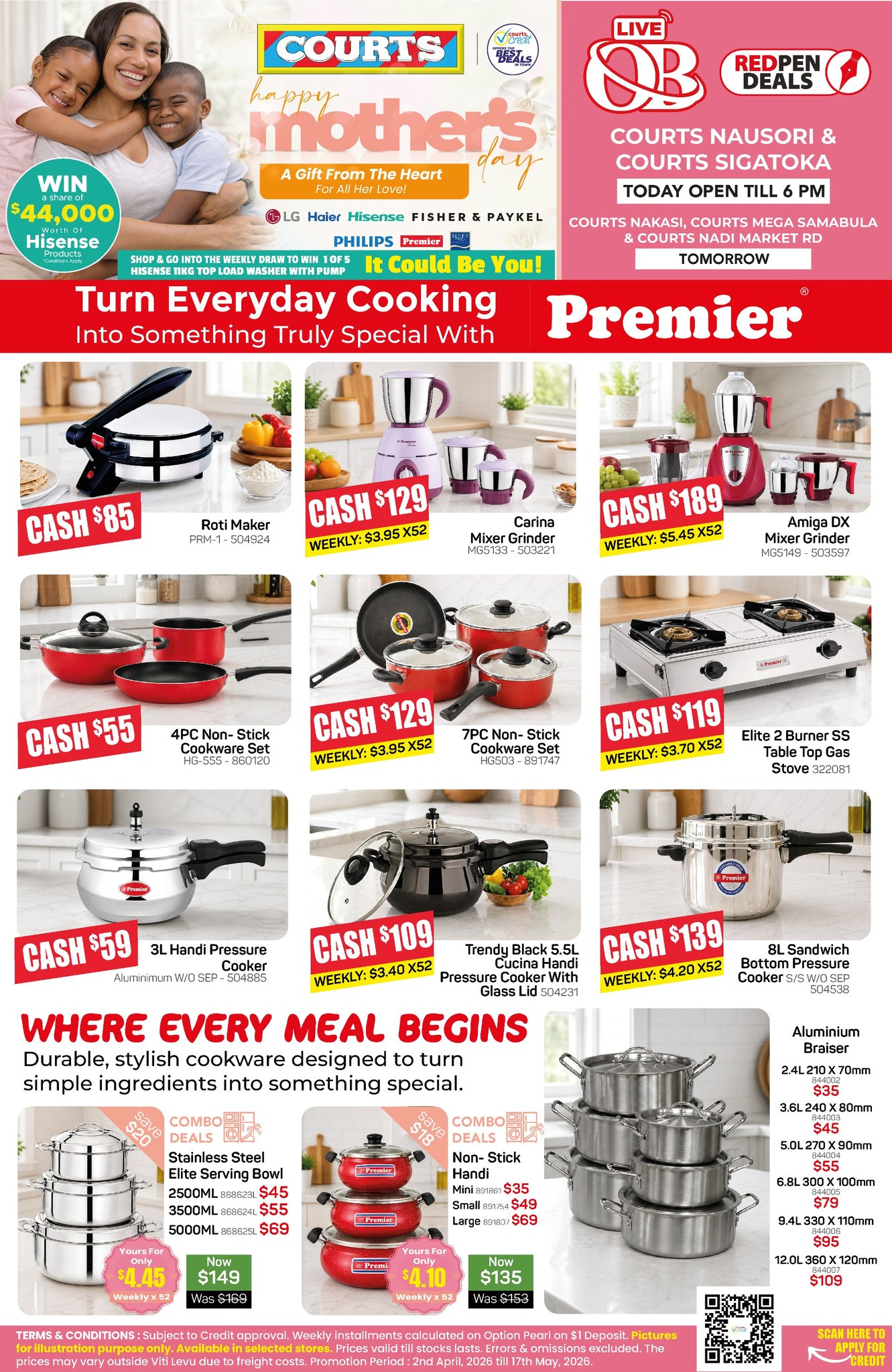 Premier Kitchen Appliances & Cookware Promotion - Page 1