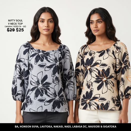 Nifty Soul V Neck Top