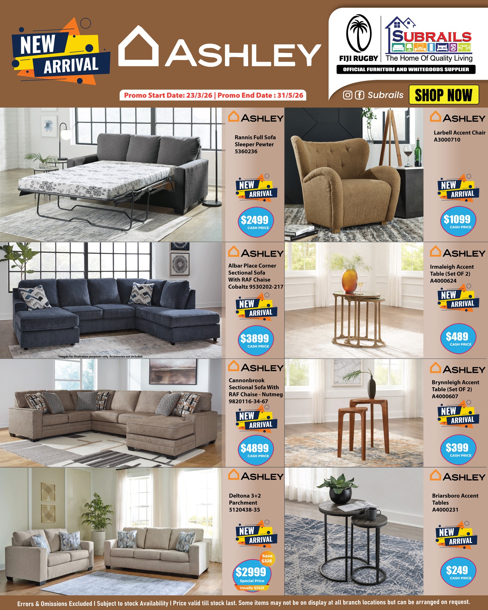 Ashley New Arrivals - Furniture Collection - Page 1