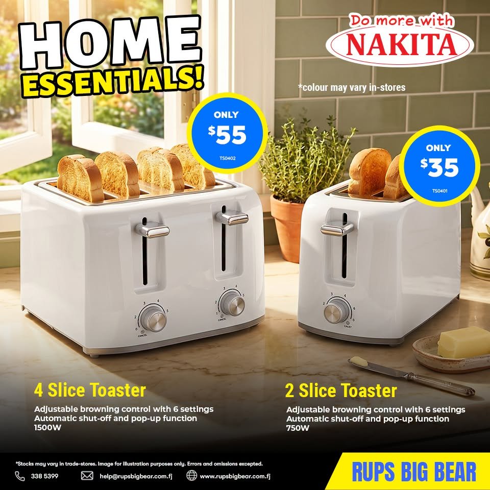 Home Essentials: Nakita Toasters - Page 1