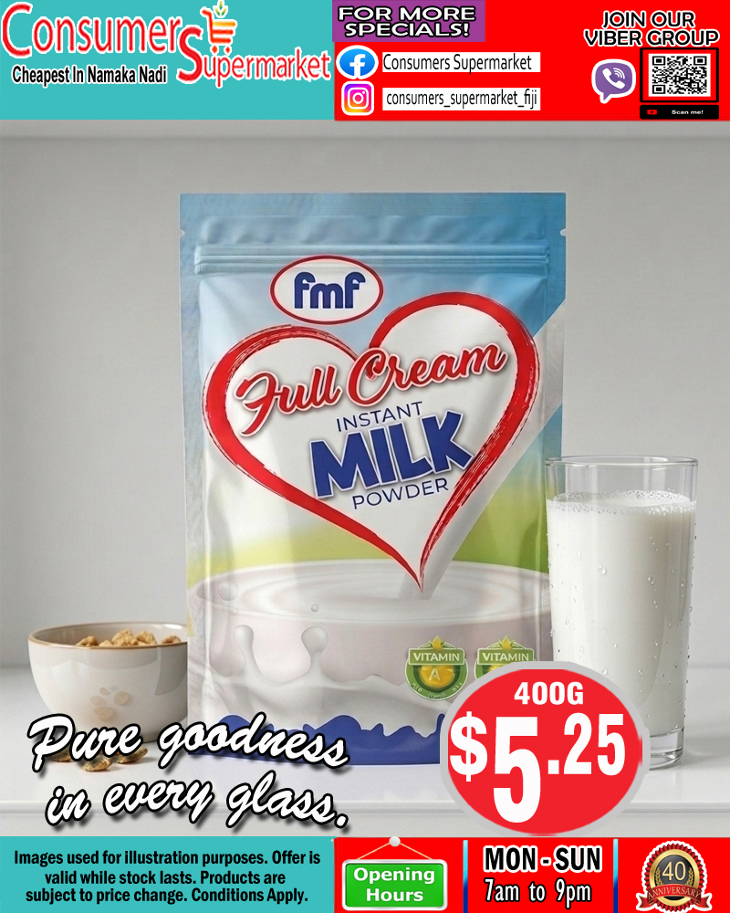 FMF Full Cream Instant Milk Powder 400g