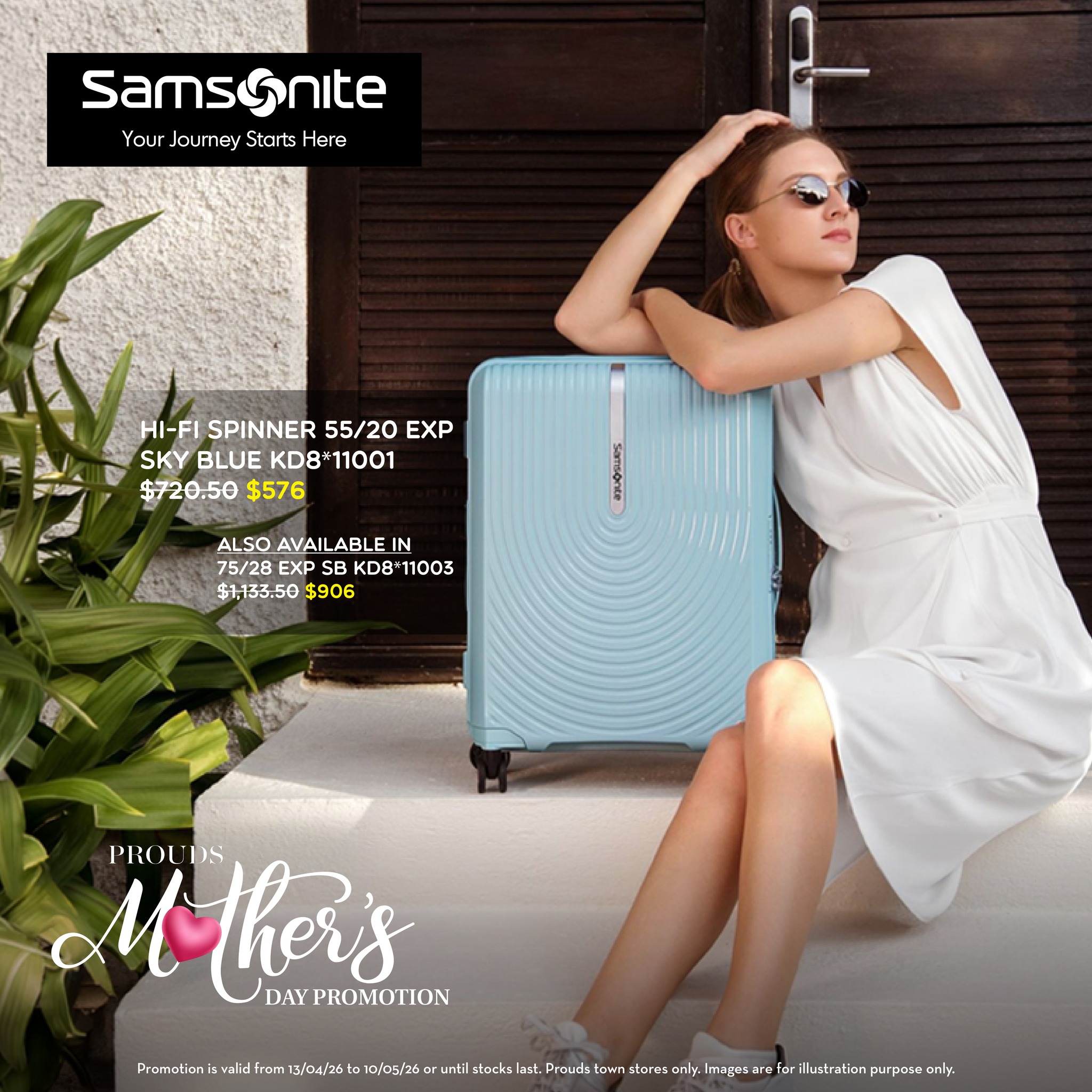 Samsonite Hi-Fi Spinner 55/20 Exp - Mother's Day Promotion
