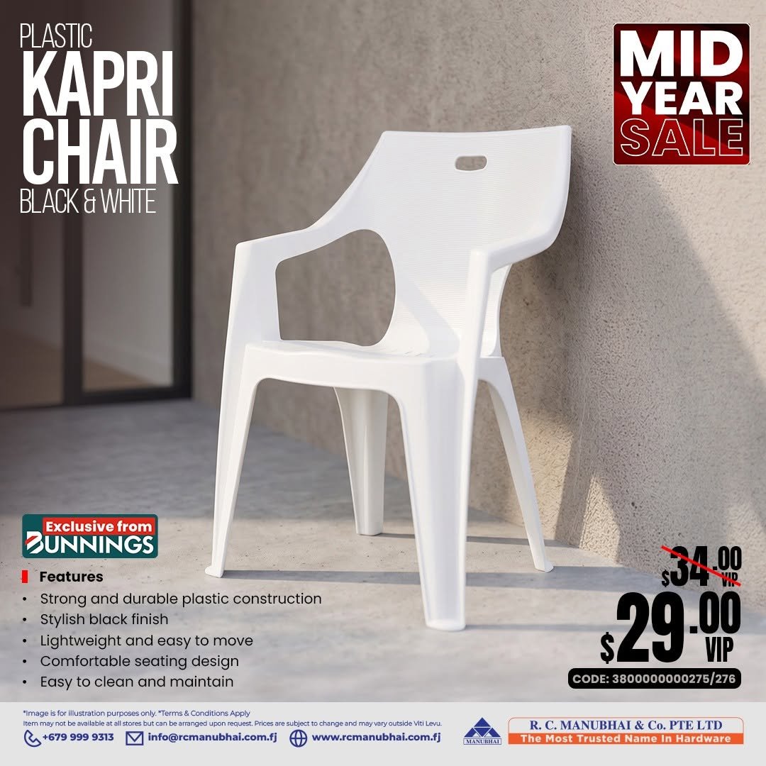 Plastic Kapri Chair – Mid Year Sale
