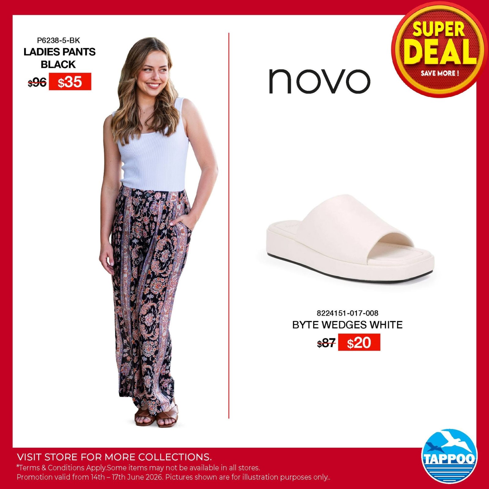 Super Deal – Ladies Pants & Byte Wedges - Page 1