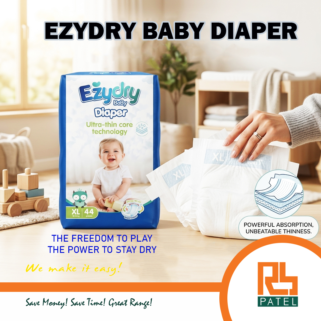 Ezydry Baby Diaper XL 44's